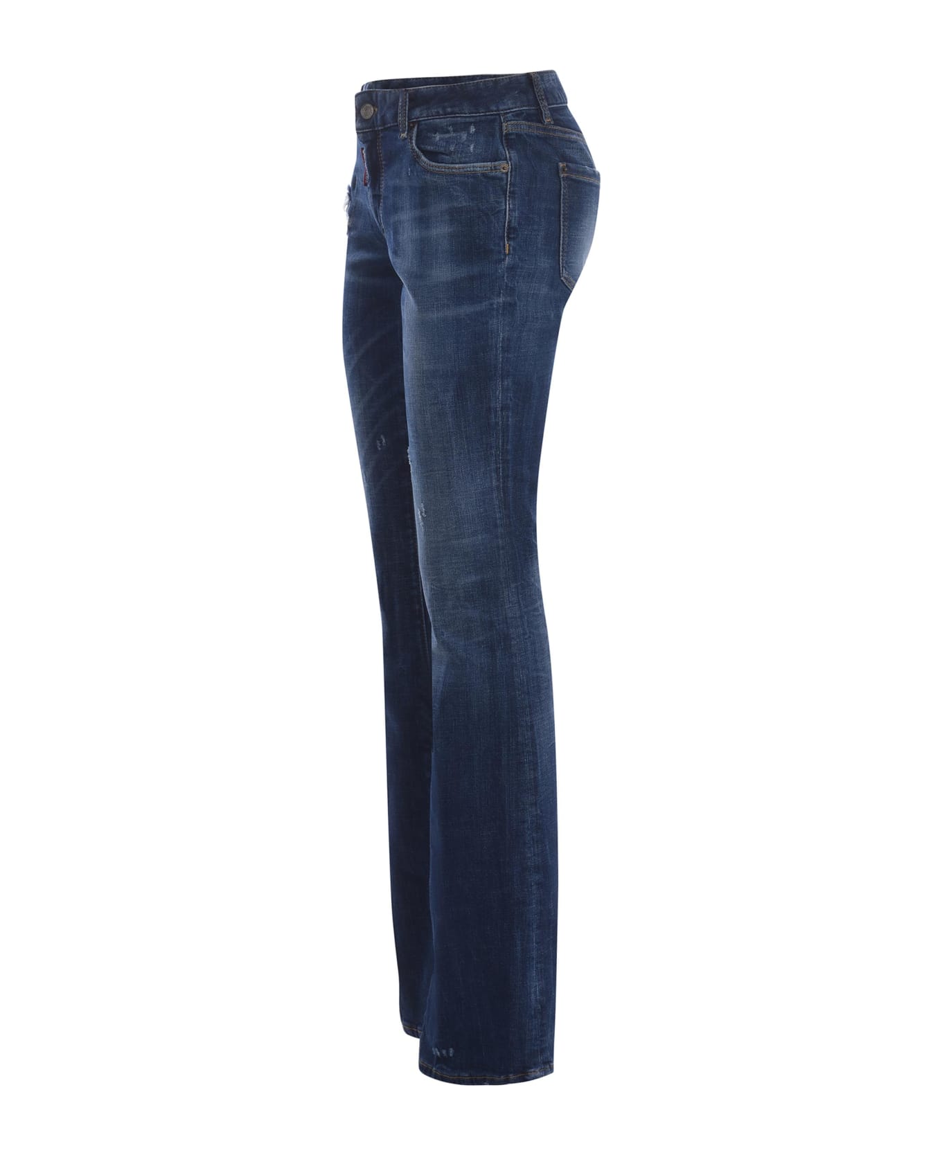 Dsquared2 Jeans Dsquared2 "medium Waist Flare" Made Of Denim - Denim blu デニム