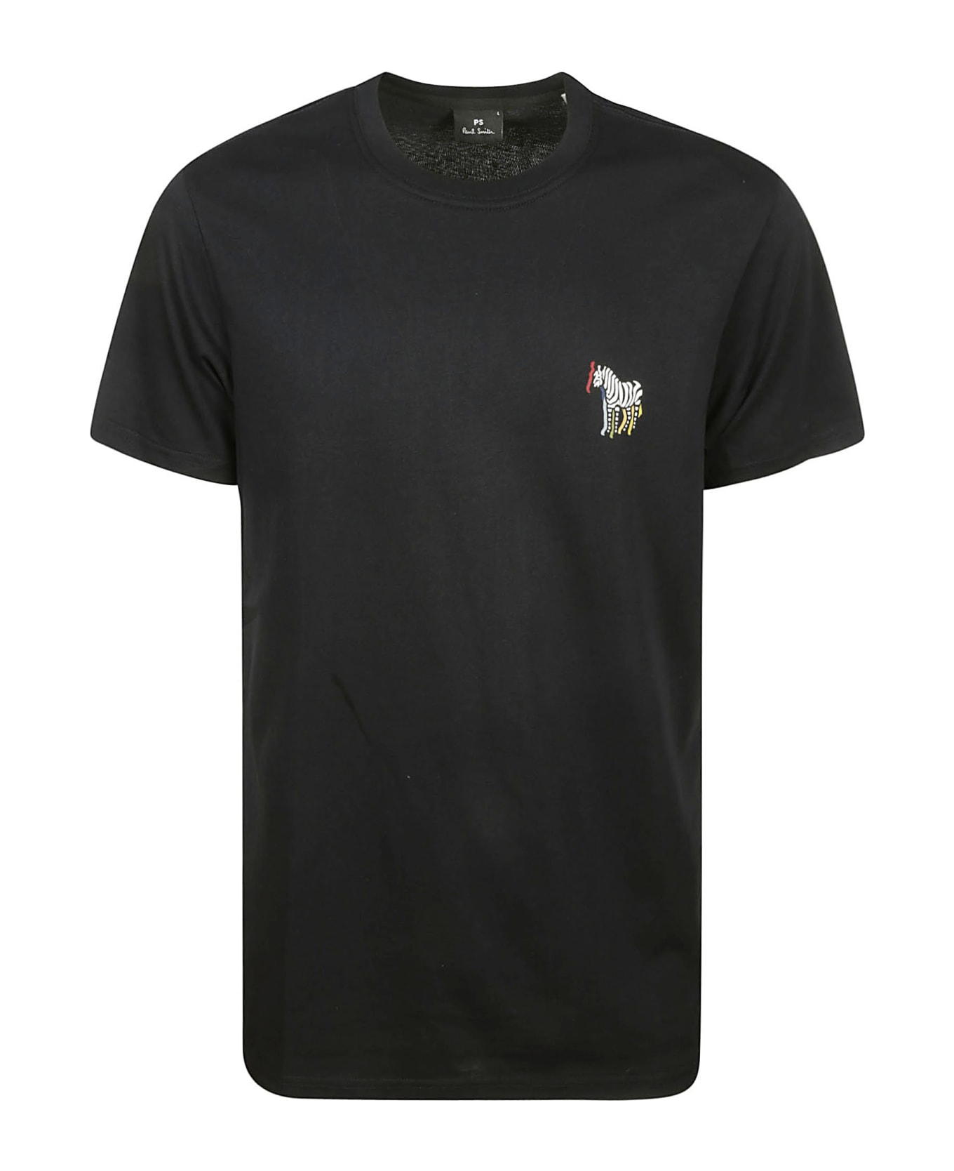 Paul Smith Slim Fit T-shirt B&w Zebra - Very Dark Navy