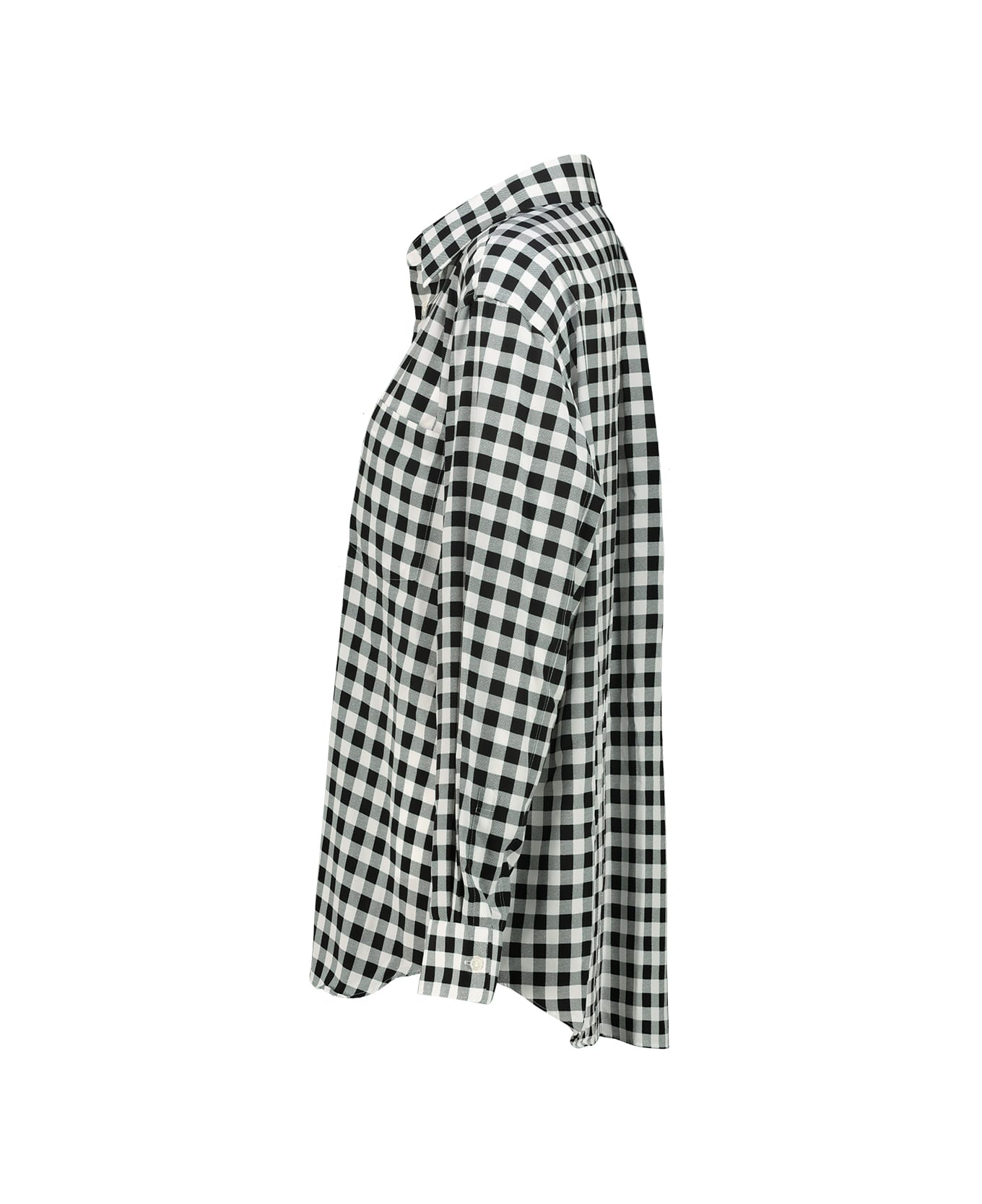 Comme des Garçons Oversized Shirt - Black White