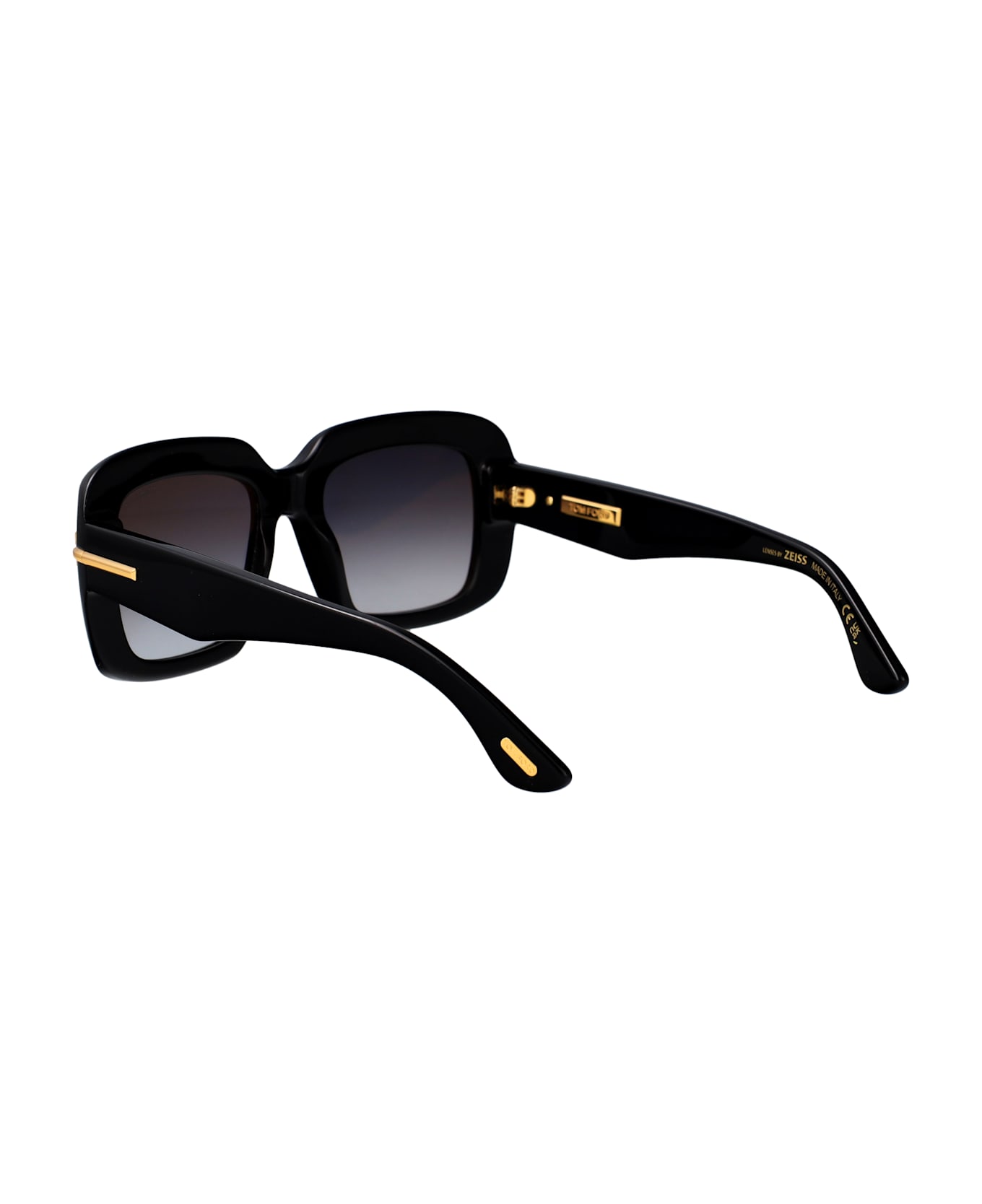 Tom Ford Eyewear Ft1330 Sunglasses - nero lucido / fumo grad
