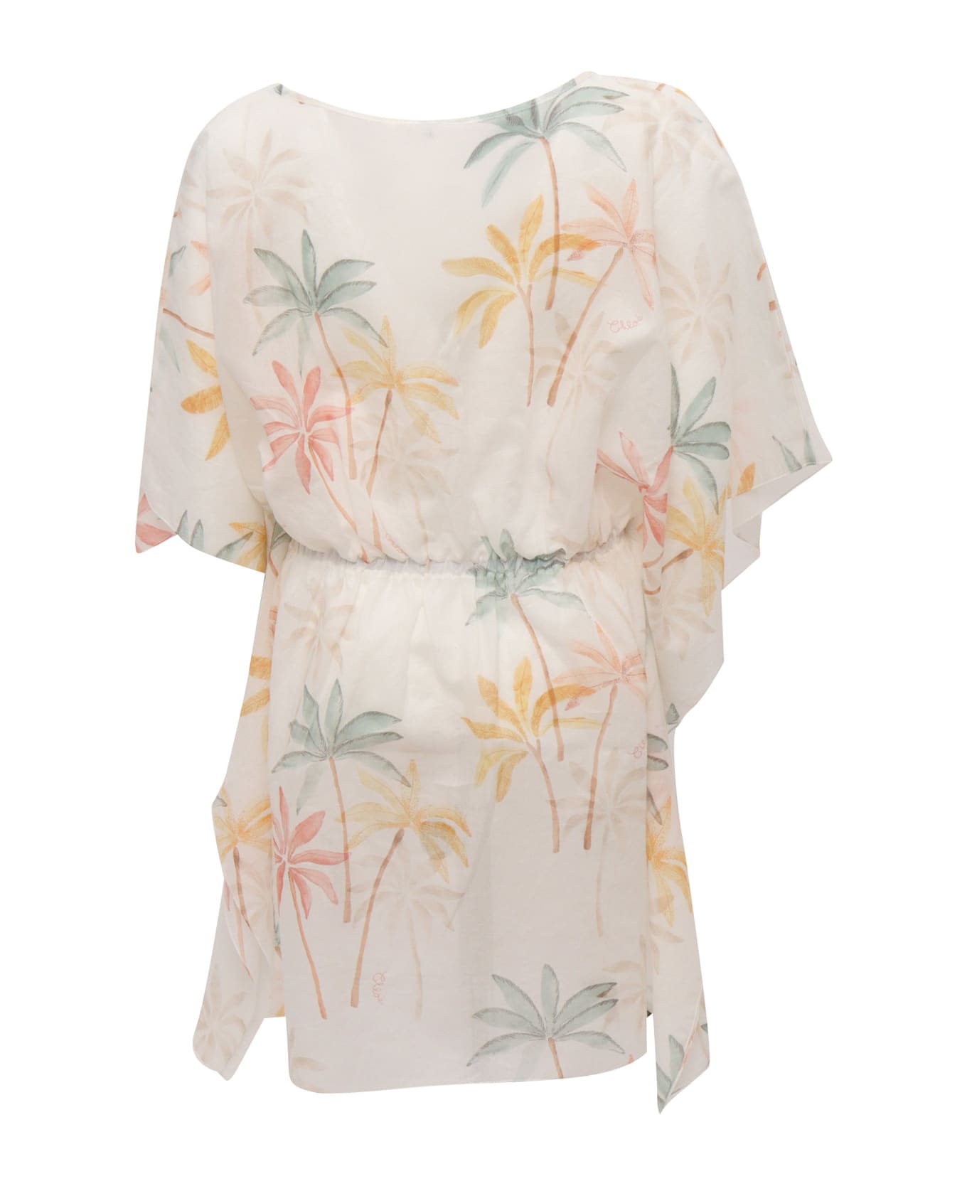 Chloé Short Sleeve Dress - MULTICOLOR