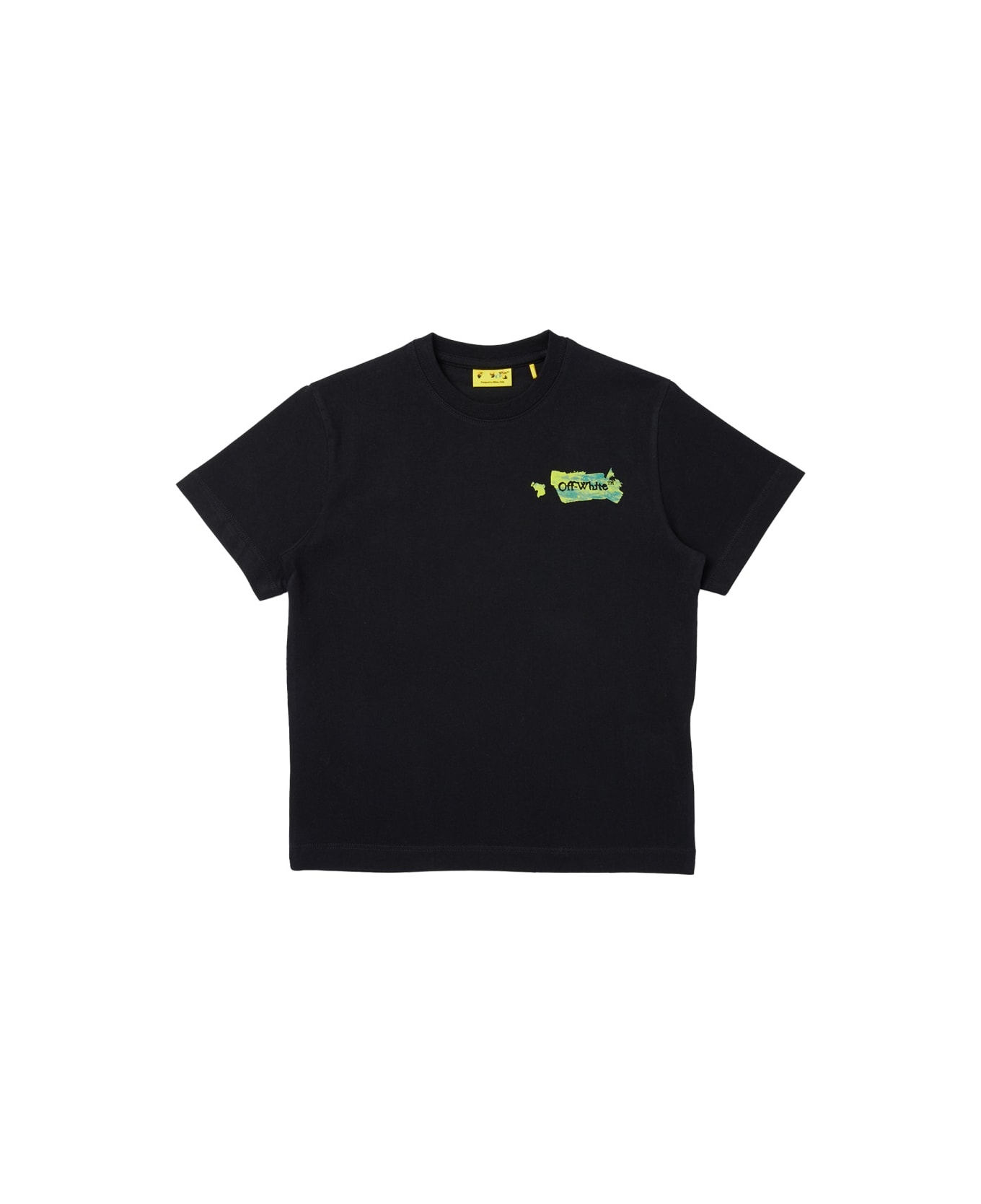 Off-White "graffiti" Logo T-shirt - BLACK