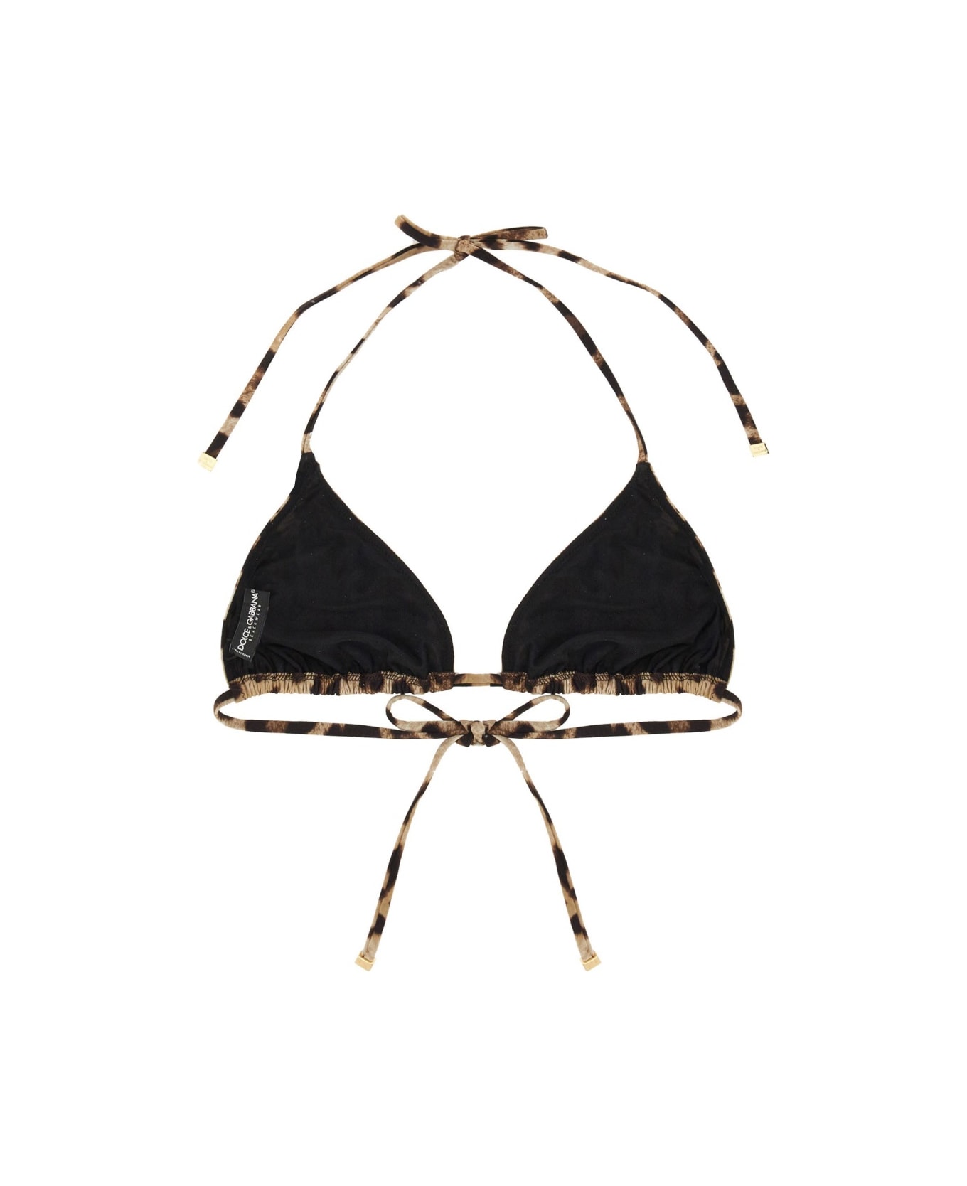 Dolce & Gabbana Top Bikini - ANIMALIER