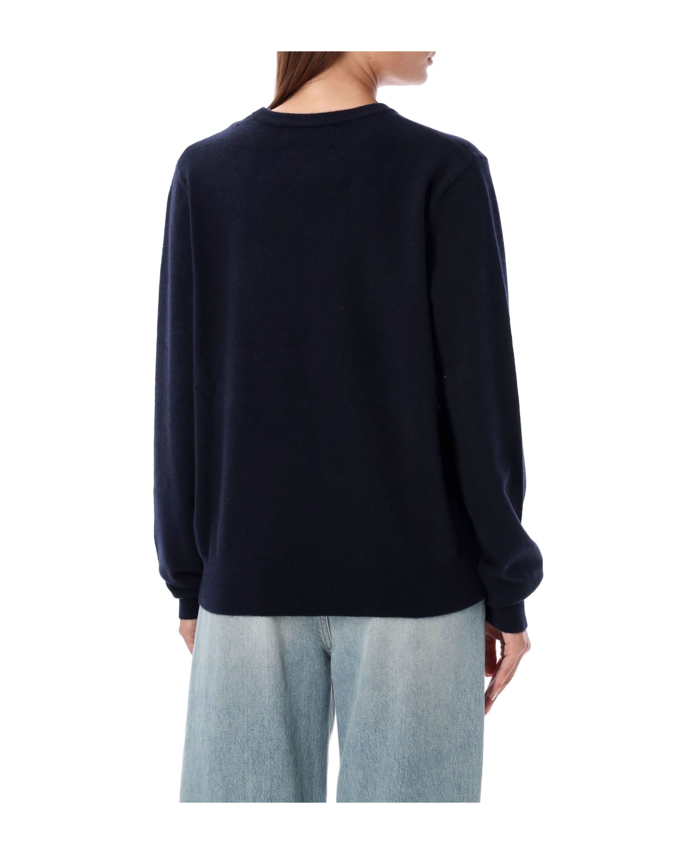 Extreme Cashmere Be Classic Core Sweater - NAVY