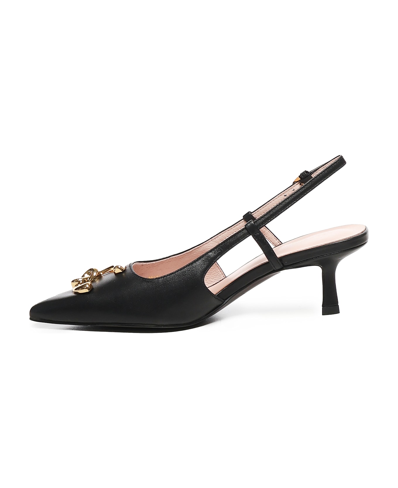 Coccinelle C-me Smooth Slingbacks - Black