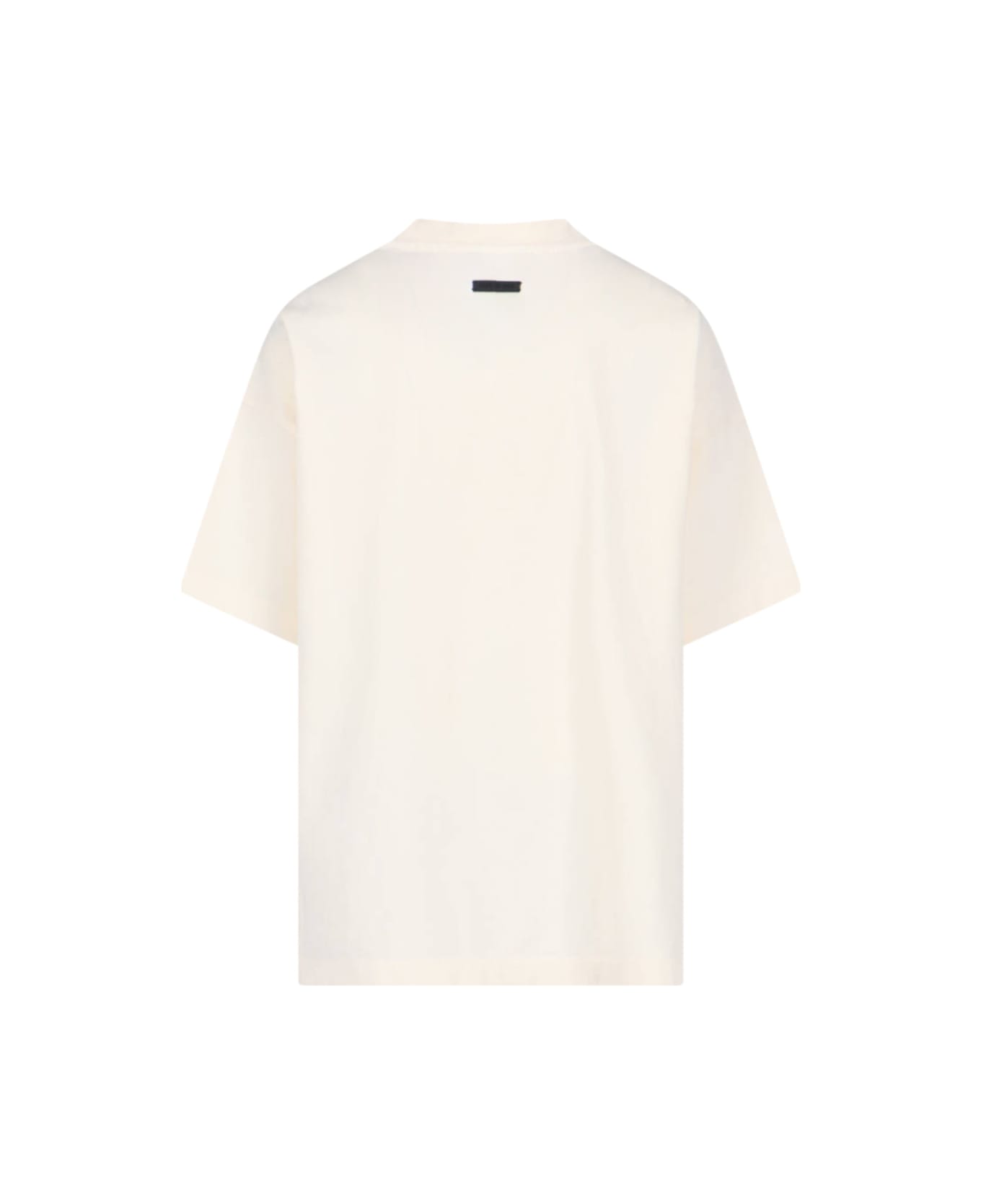 Fear of God T-shirt Logo - Cream