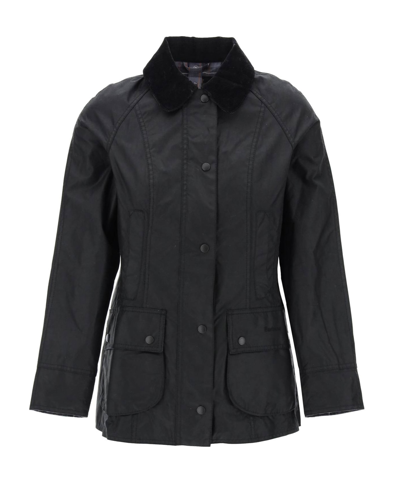 Barbour Beadnell Wax Jacket - BLACK (Black) ジャケット