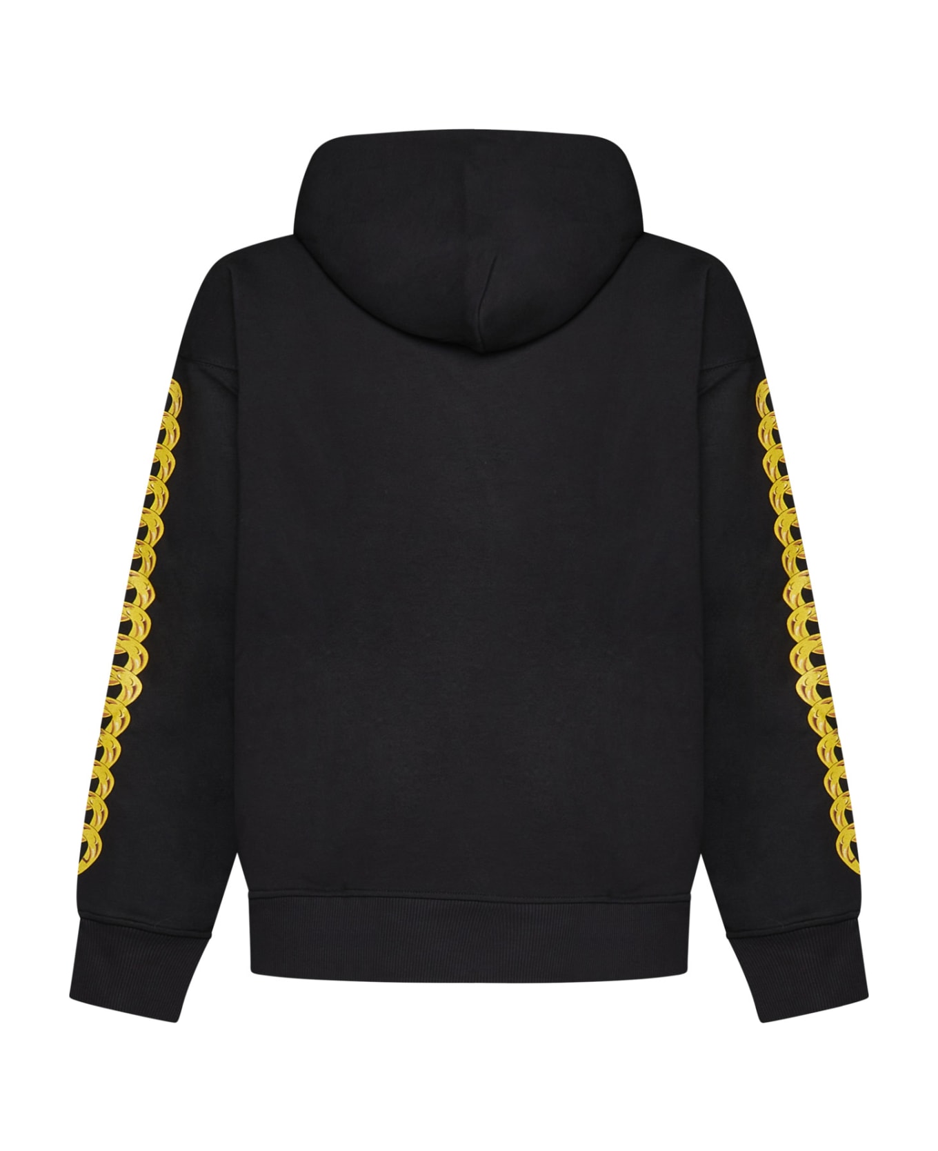 Versace Jeans Couture Chain Logo Hoodie - Black gold