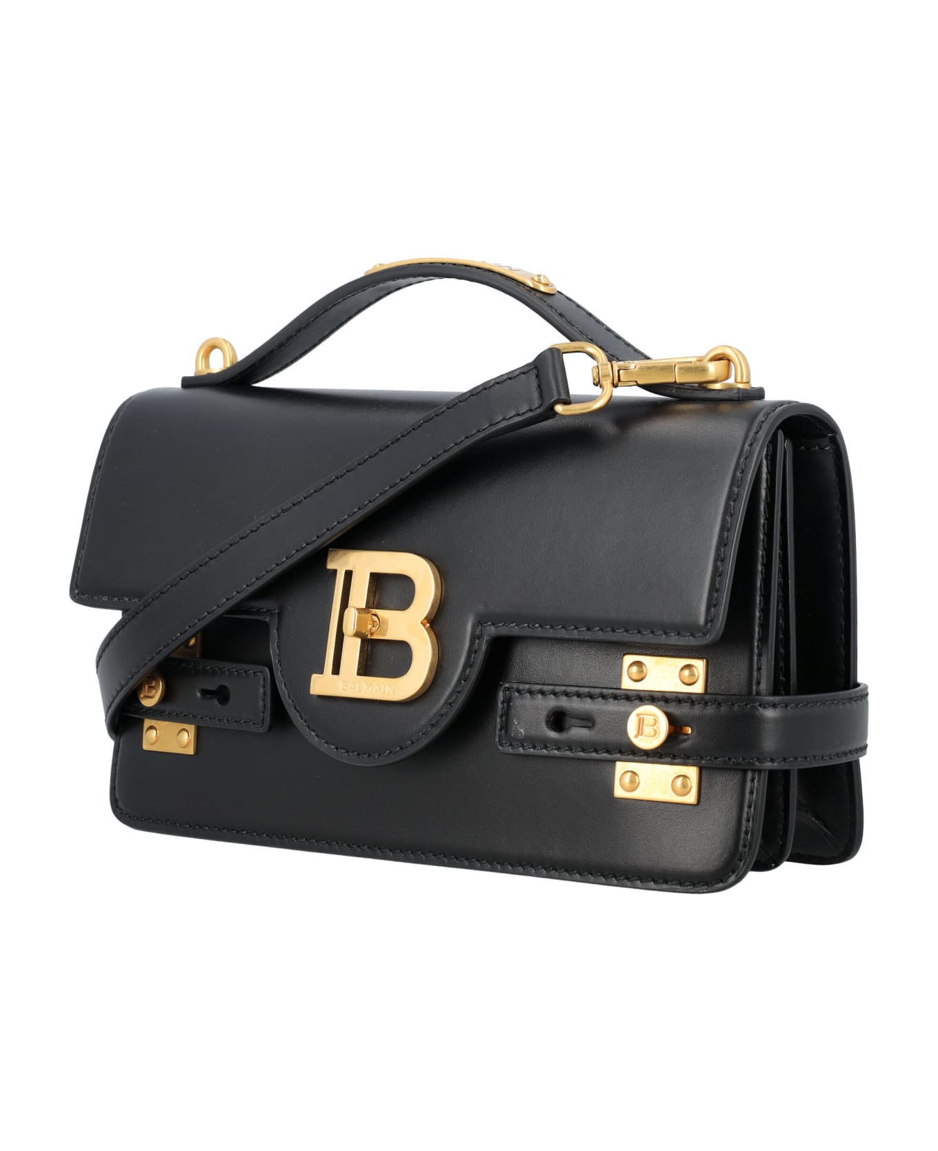 Balmain B-buzz 24 Crossbody Bag - BLACK