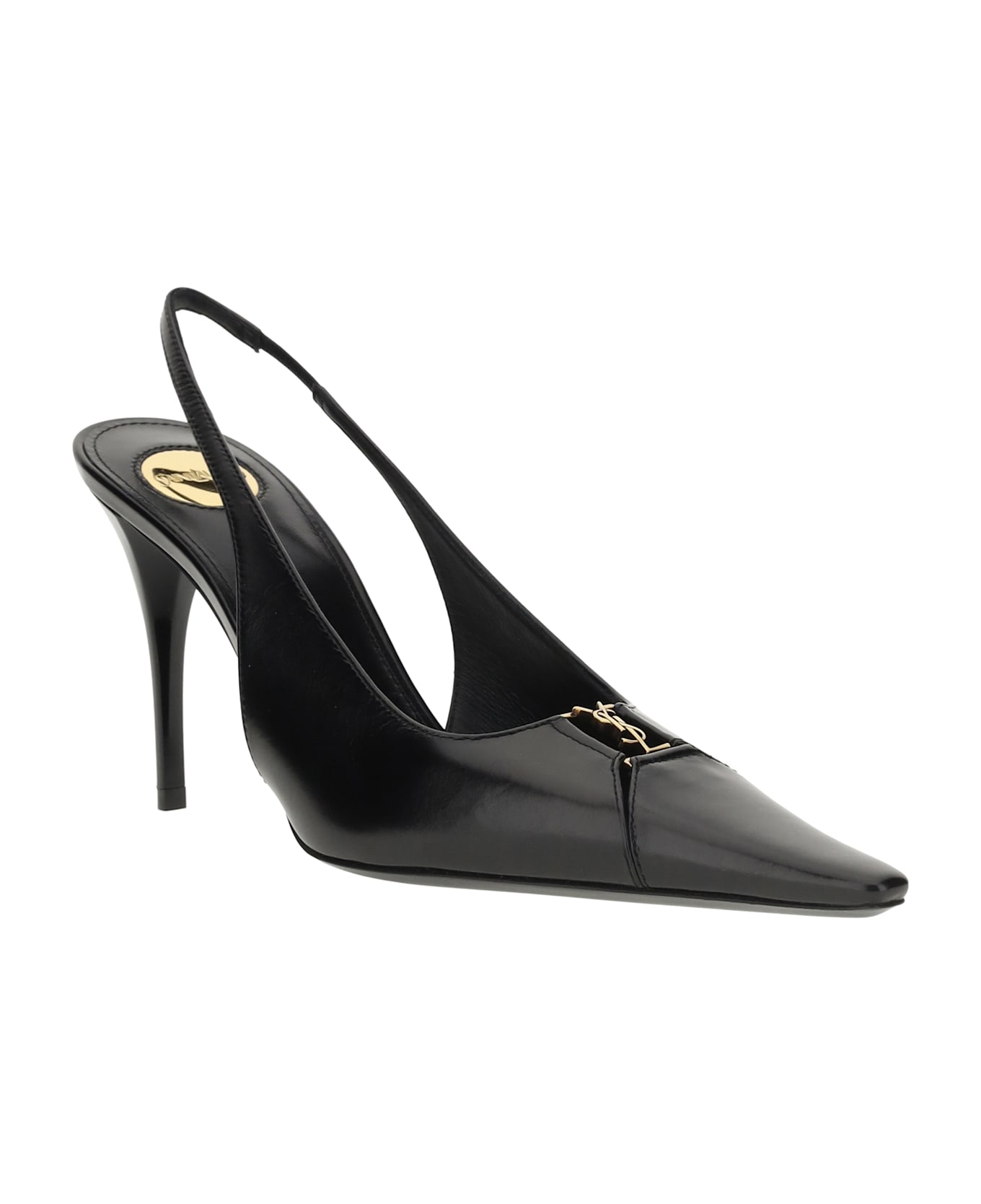 Saint Laurent Babylone Pums - BLACK