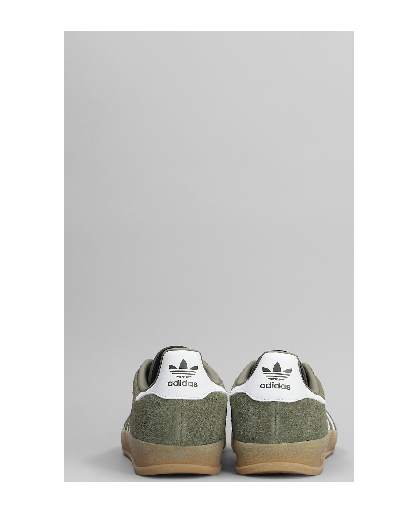 Adidas Gazelle Indoor Sneakers In Green Suede - green