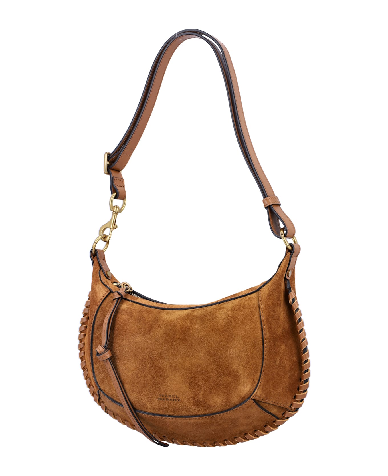 Isabel Marant Oskan Moon Bag - COGNAC