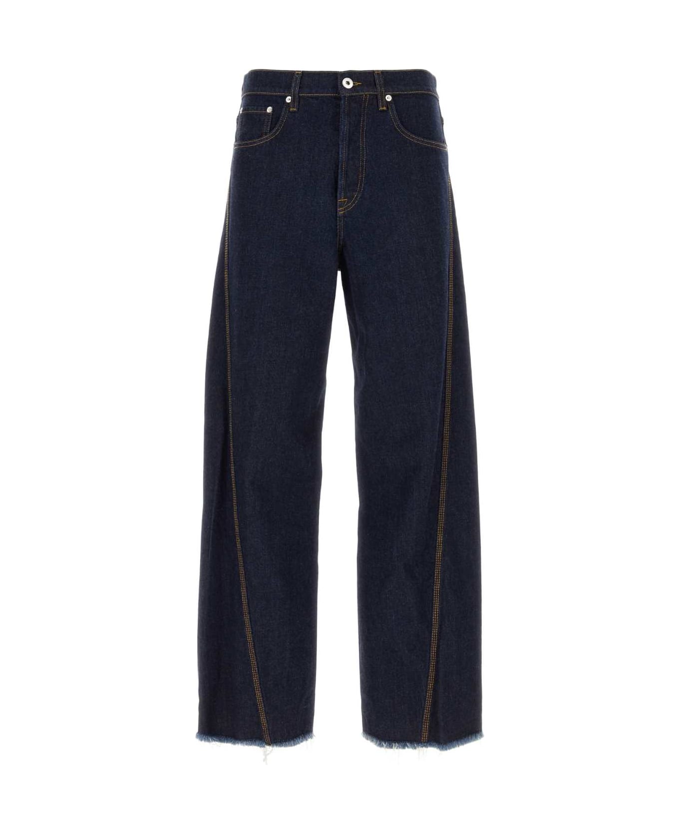 Lanvin Dark Blue Denim Jeans - NAVYBLUE