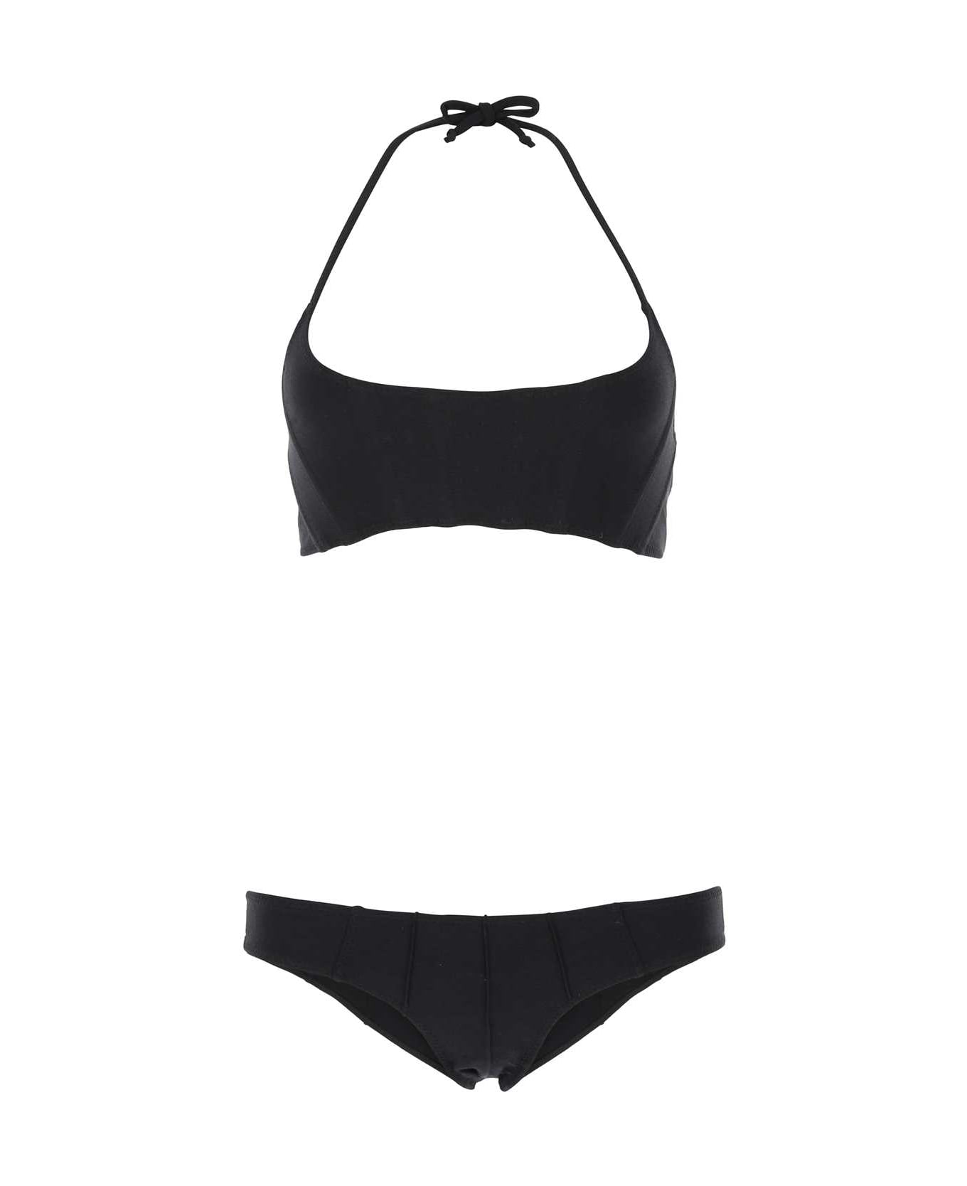 Lisa Marie Fernandez Black Stretch Nylon Bikini - BC