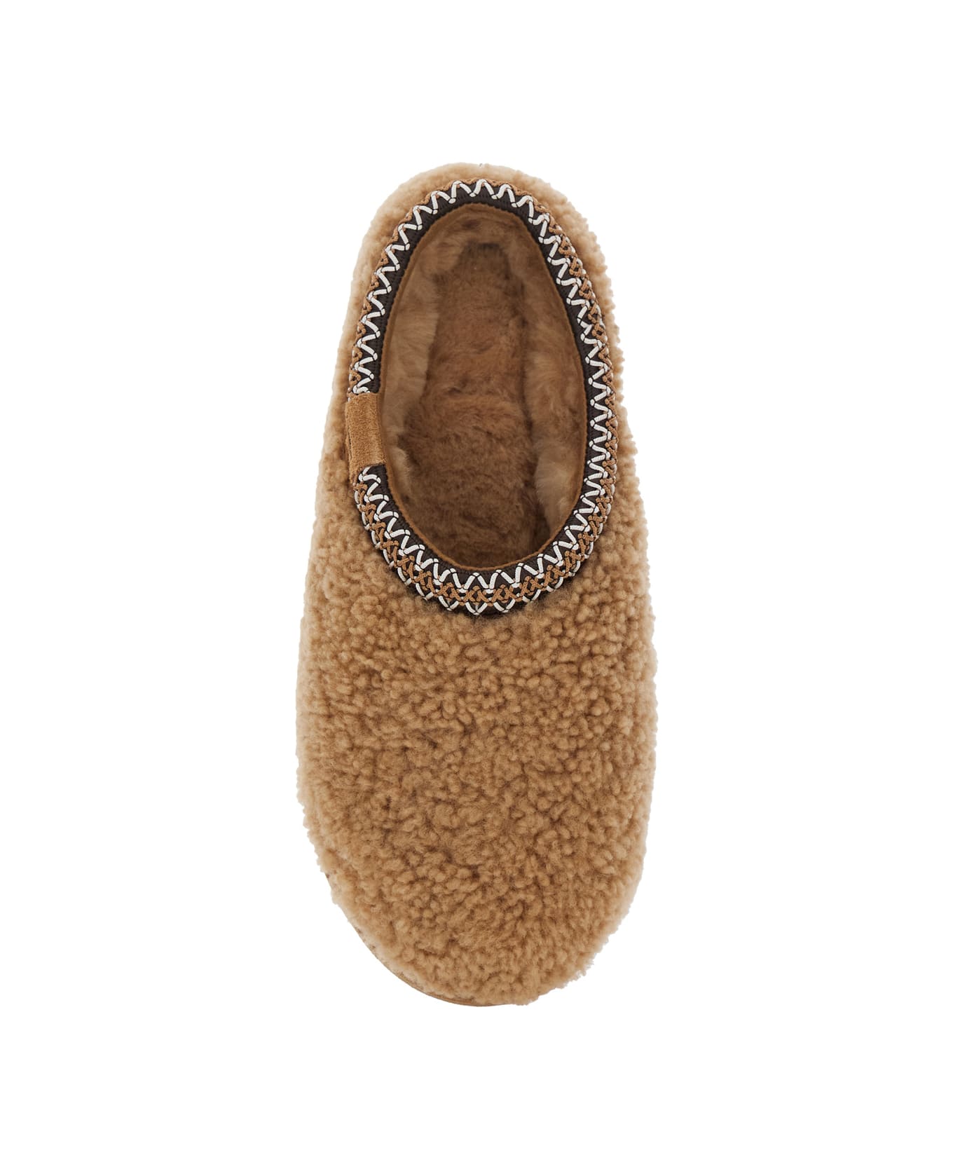 UGG 
tasman Maxi Curli
 Beige Slip-on Mule In Shearling Woman - Beige