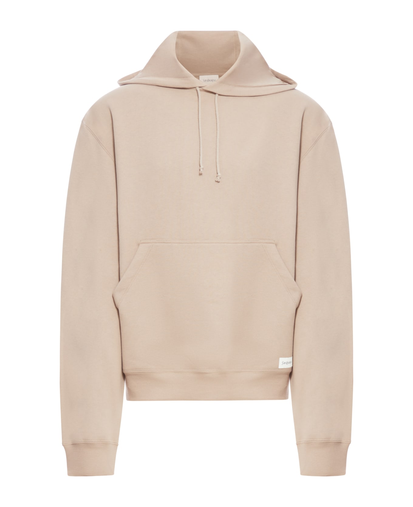 Saint Laurent Hoodie Oversize Molleton Doux Gots - Nude Rose