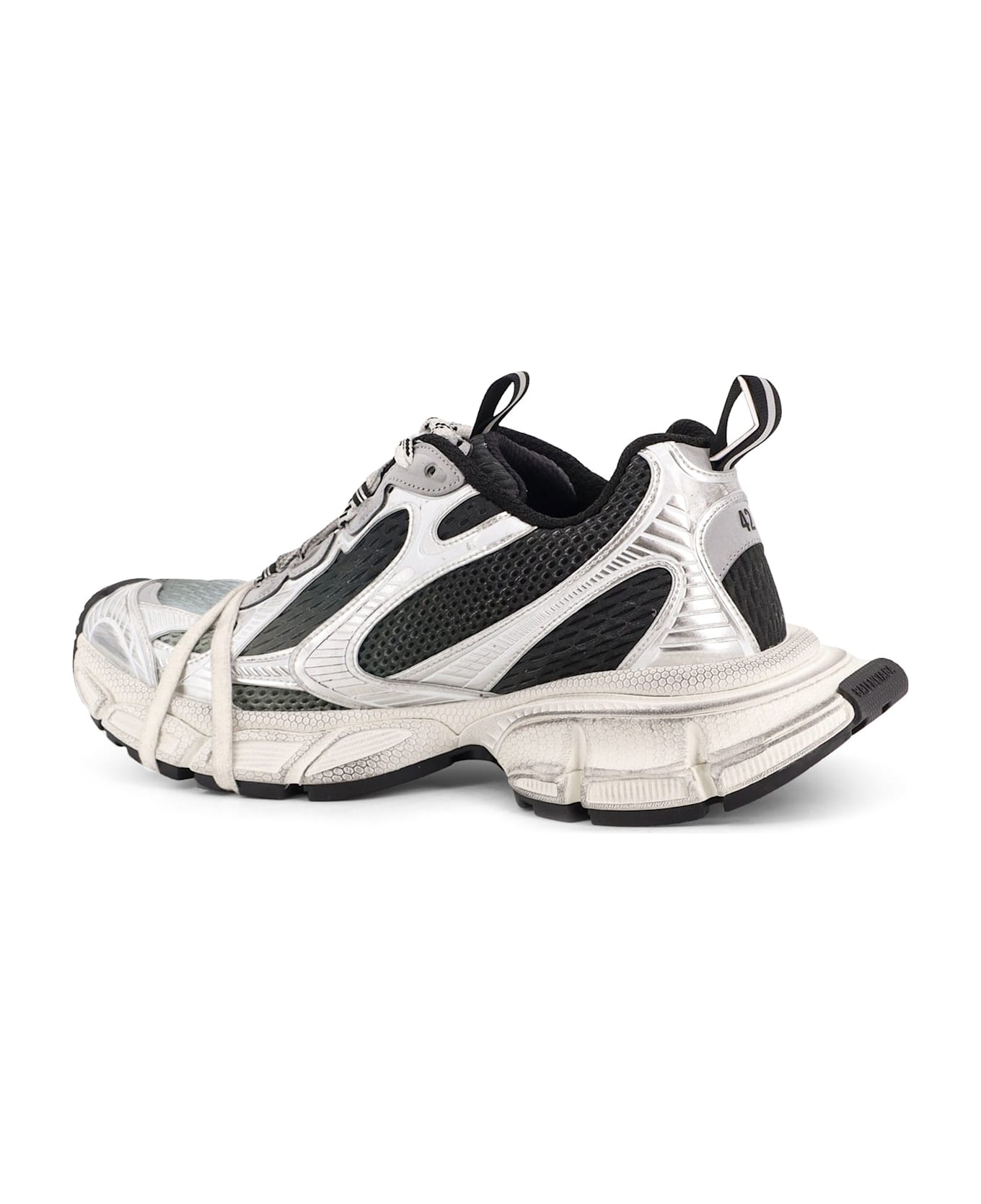 Balenciaga Mesh And Nylon Sneakers 3xl - BLACK GREY