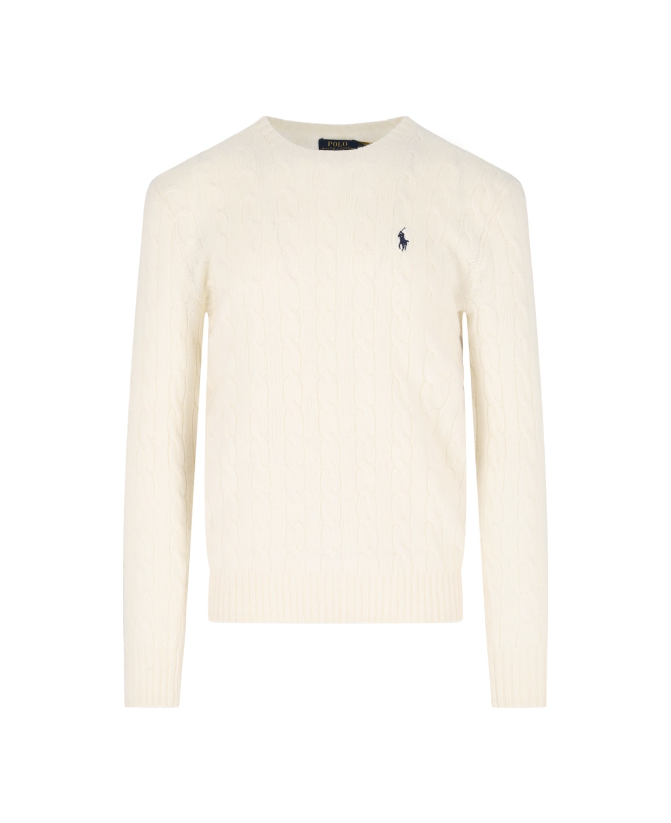 Polo Ralph Lauren Plaited Sweater - Beige ニットウェア