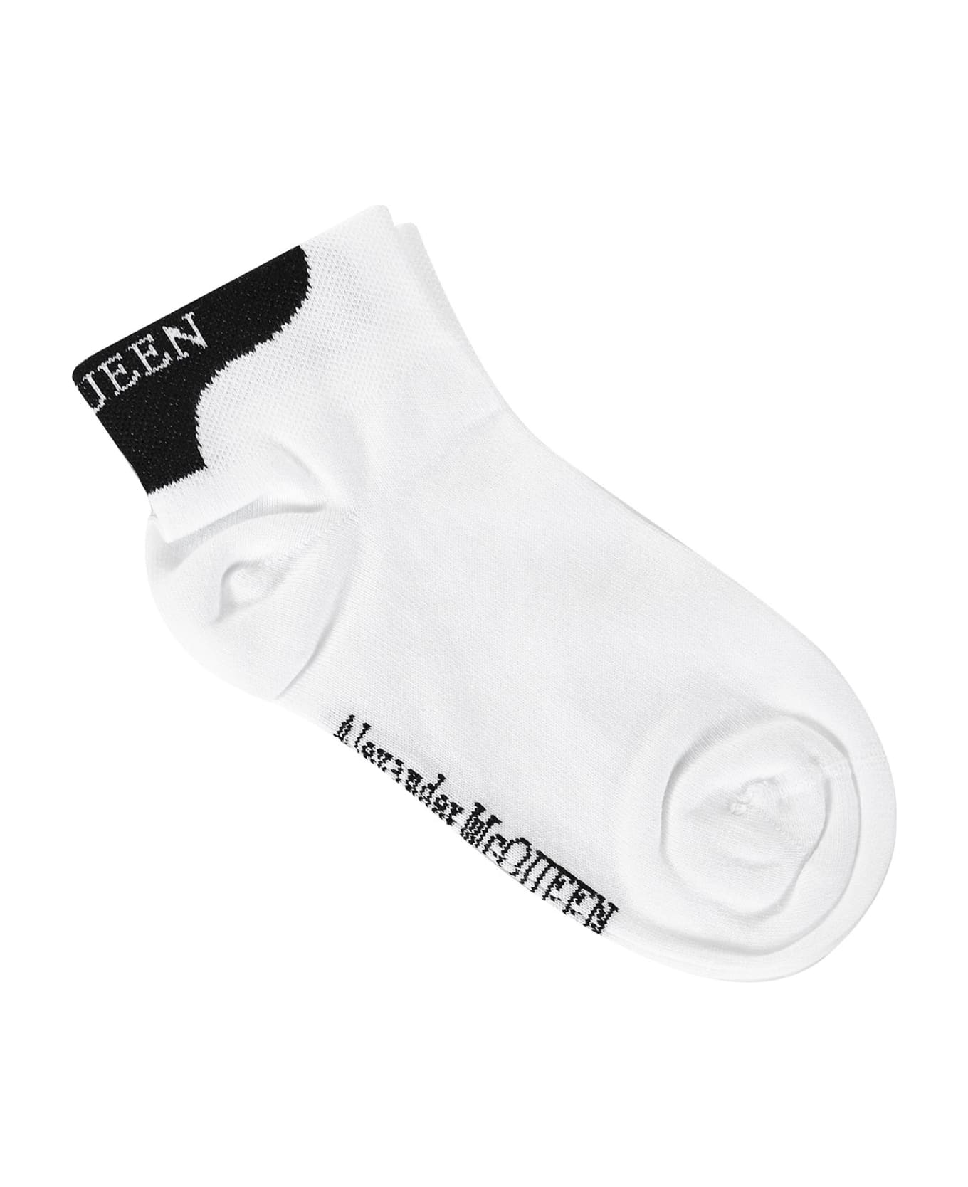 Alexander McQueen Socks - White 靴下＆タイツ