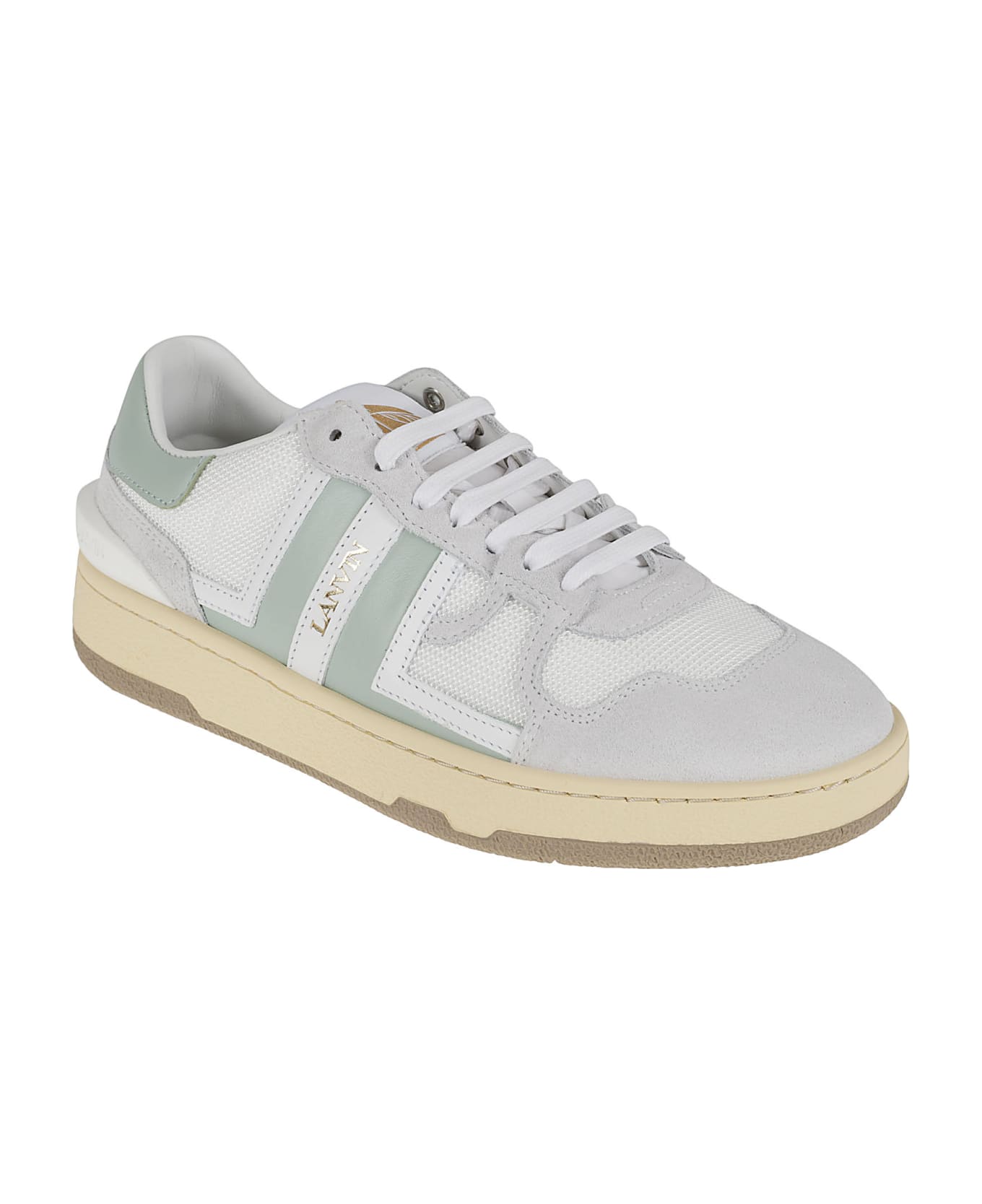Lanvin Clay Low Top Sneakers - White/Sauge スニーカー