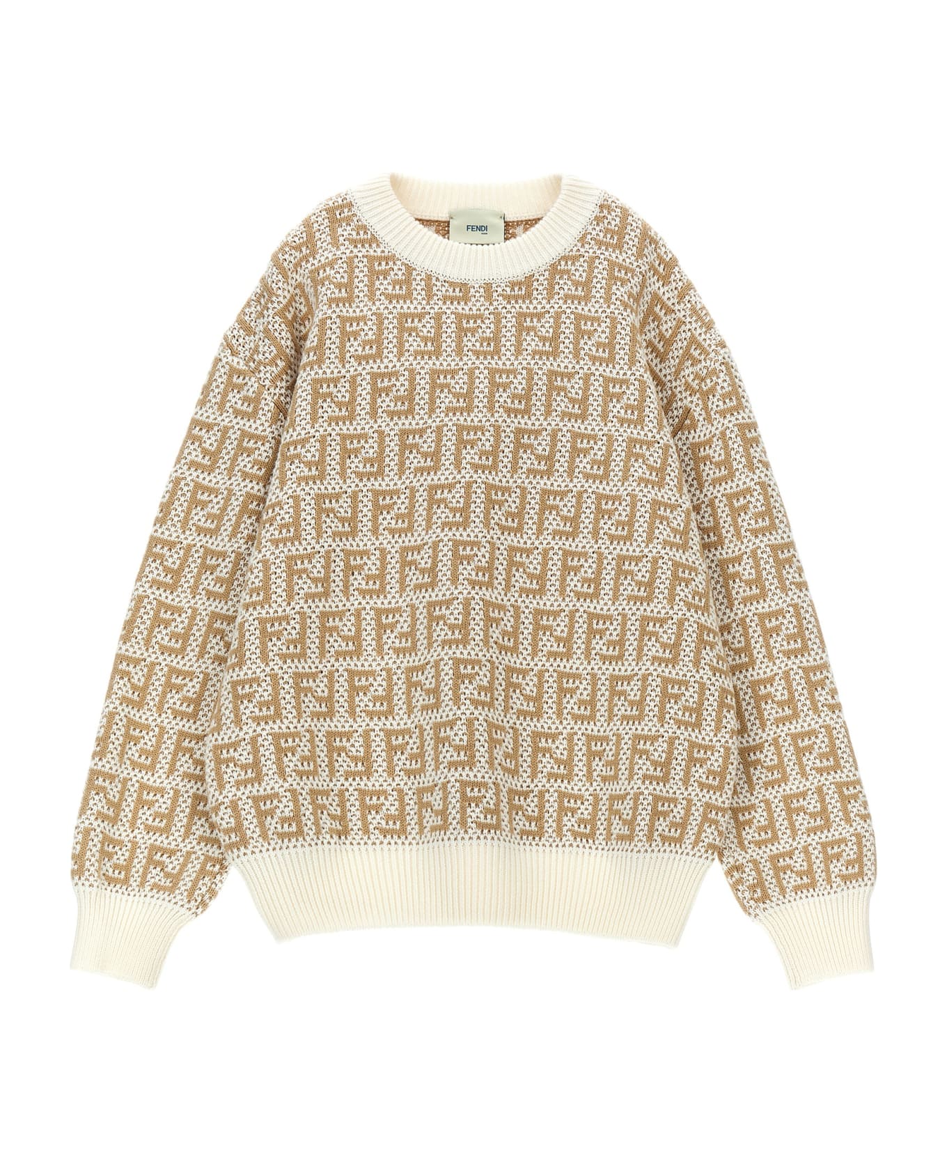 Fendi 'ff' Sweater - White