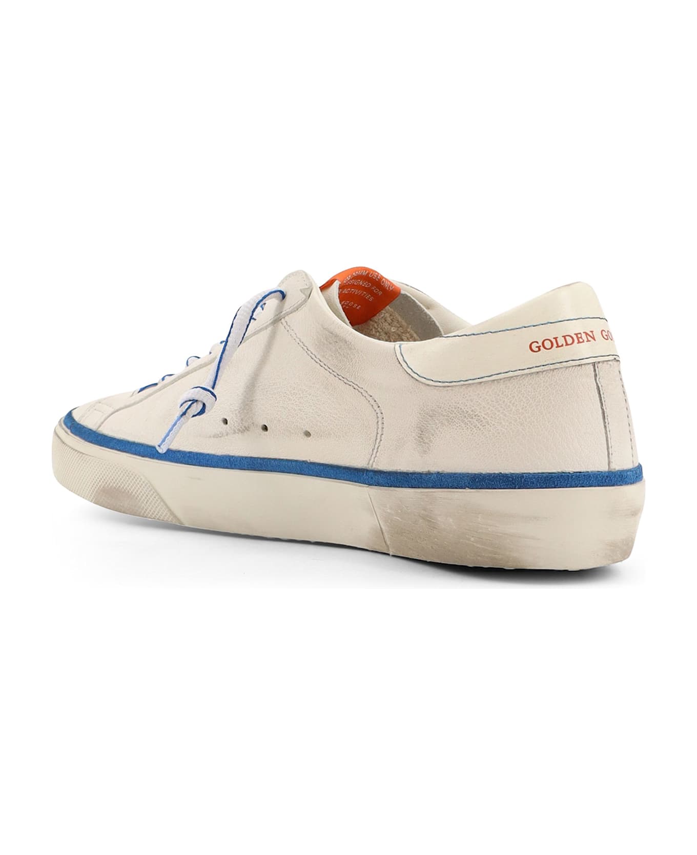 Golden Goose Super Star Classic With List Leather Sneakers - WHITE MILK