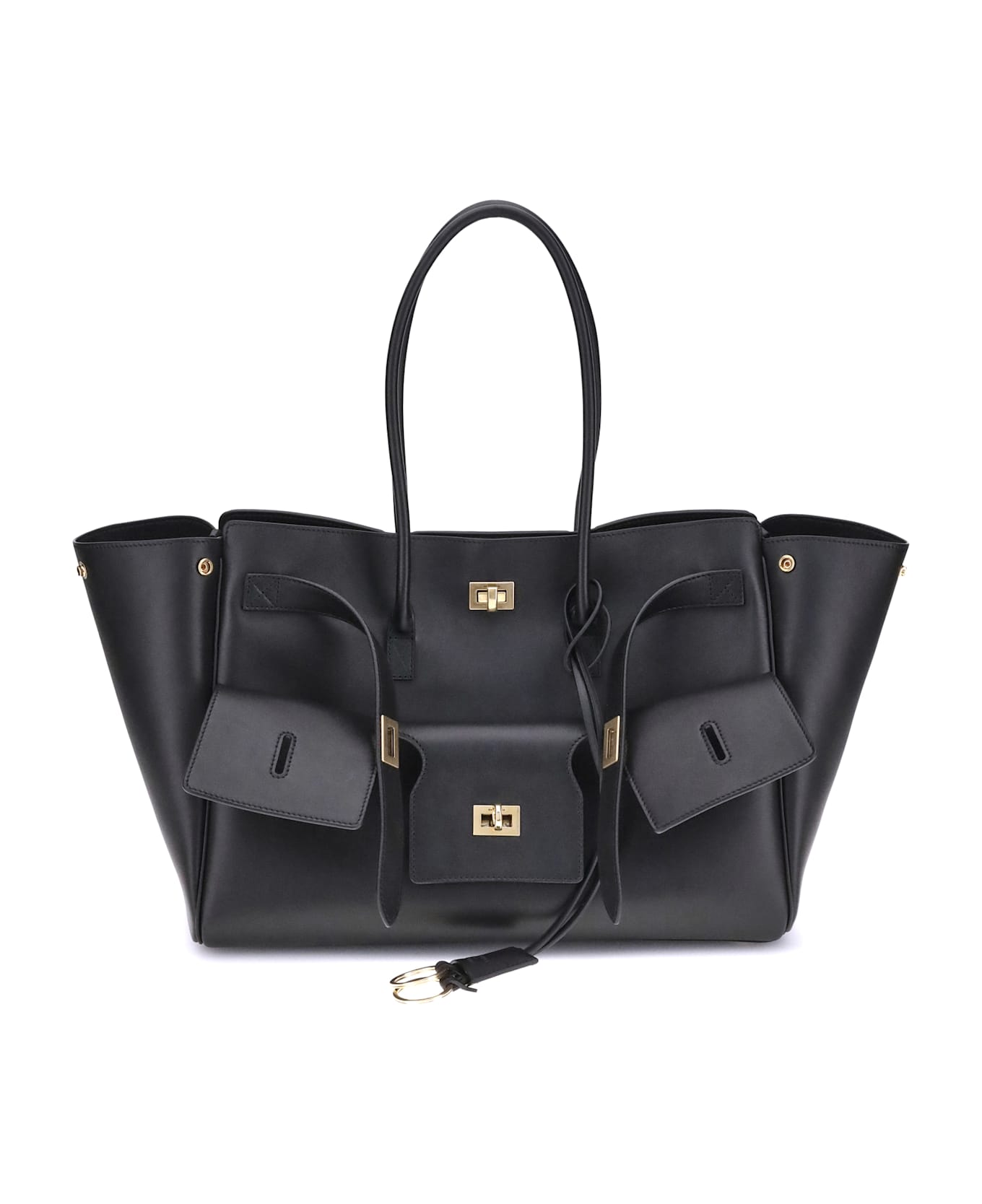 Balenciaga Bel Air Medium Shoulder Bag - Black