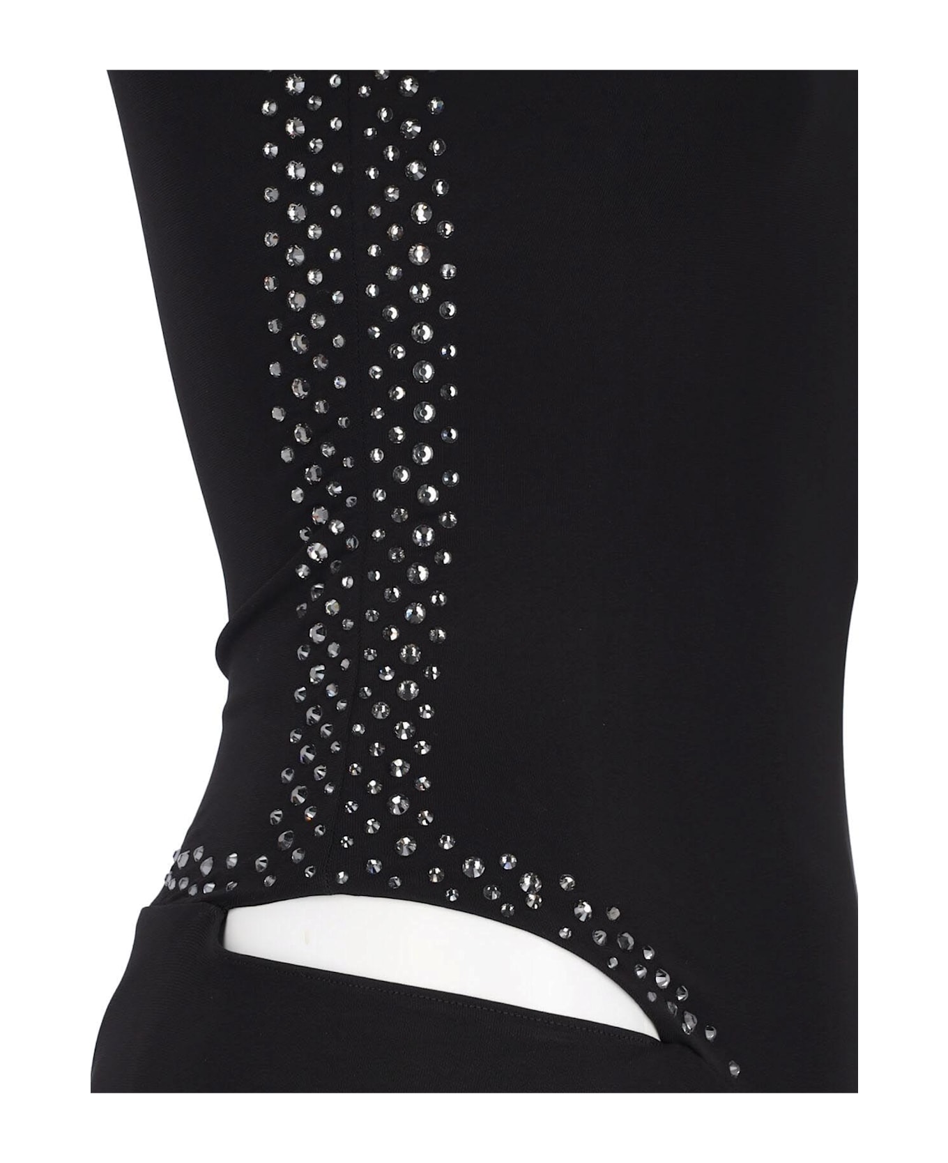 The Attico Midi Dress - Black  