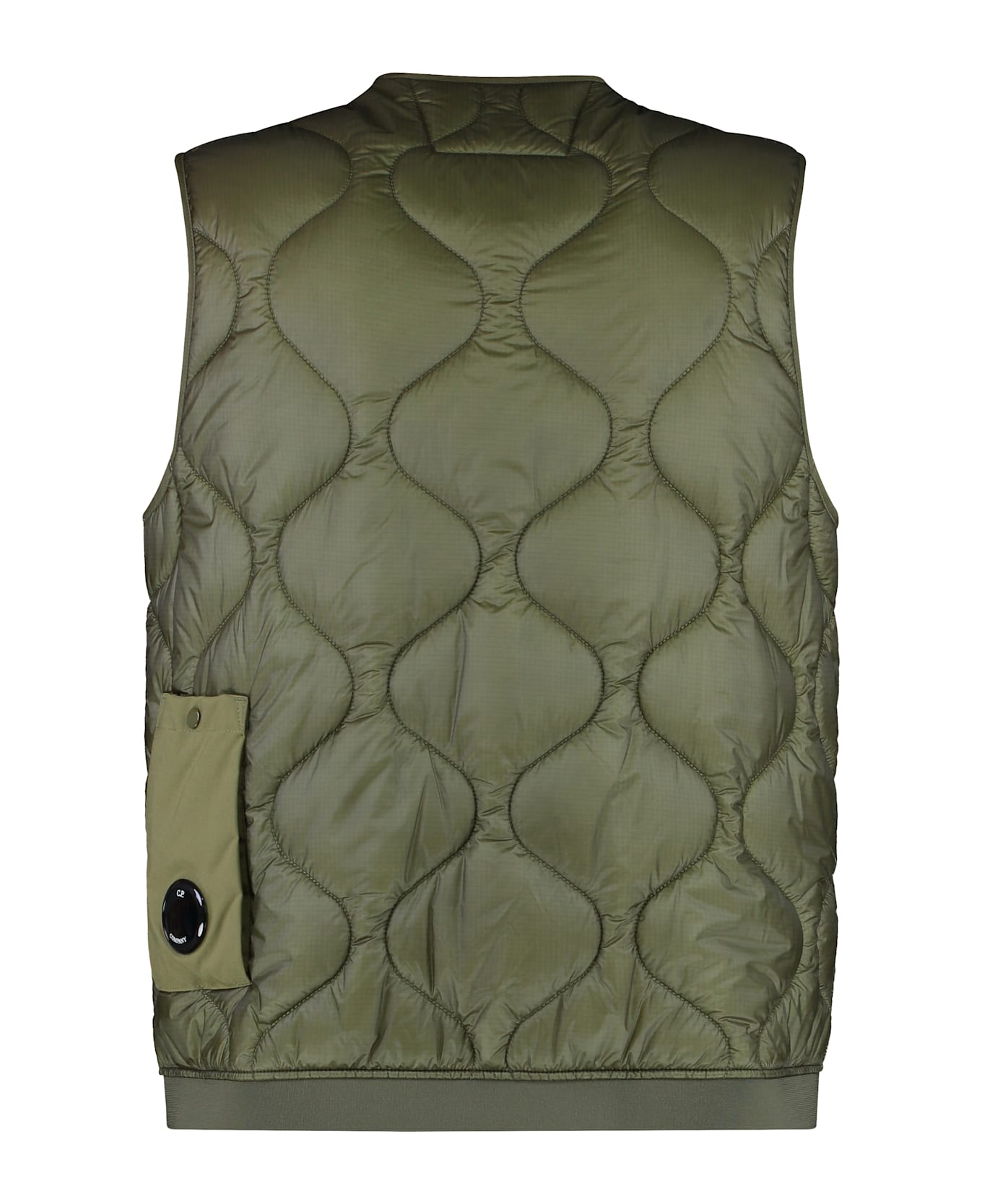C.P. Company Full Zip Down Vest - green