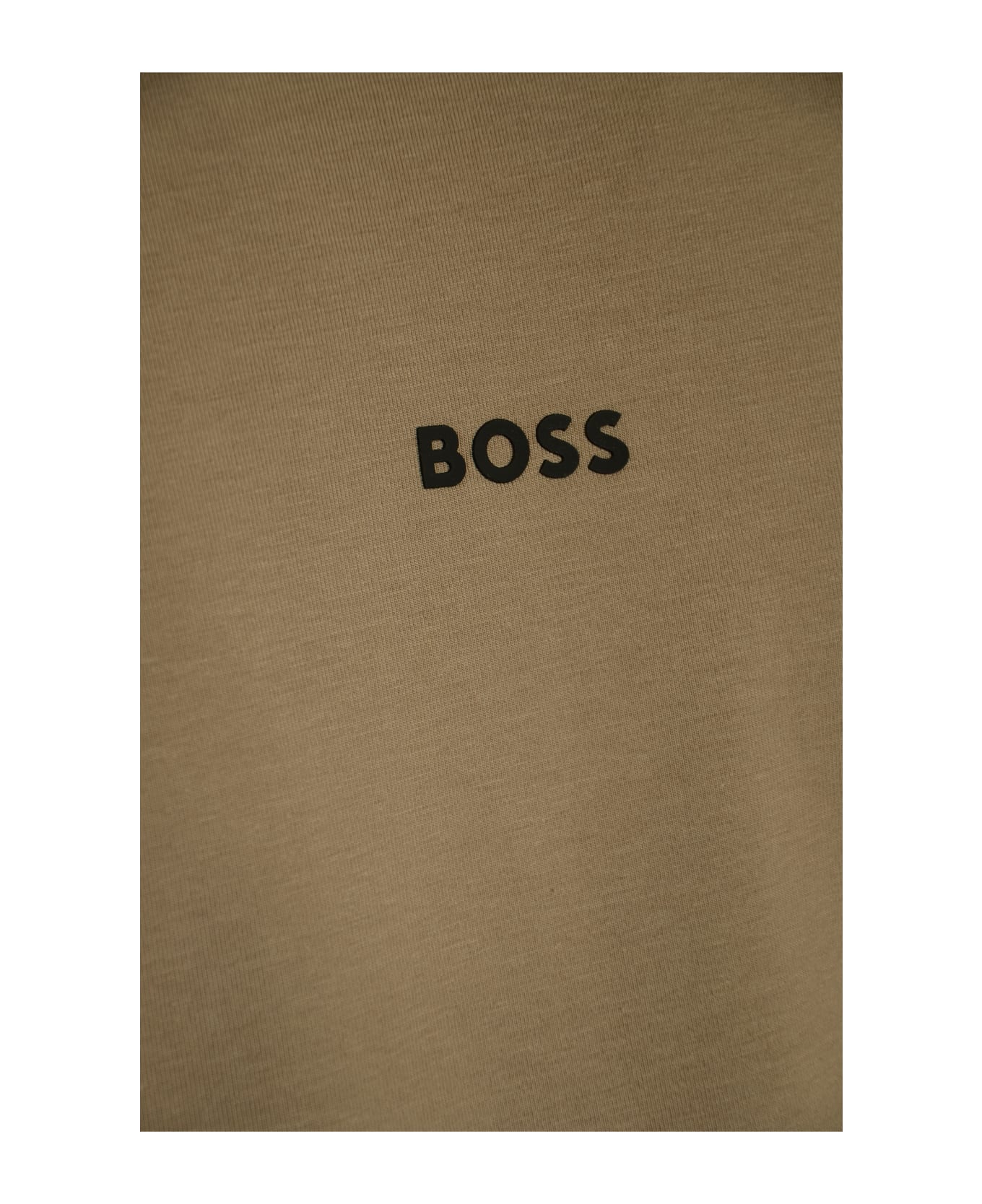 Hugo Boss Logo Classic T-shirt - Open Brown