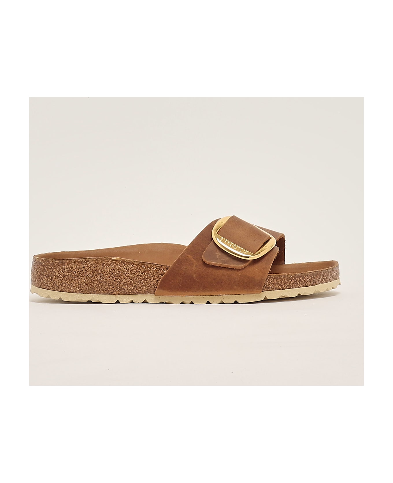 Birkenstock Madrid Big Buckle Sandal - COGNAC