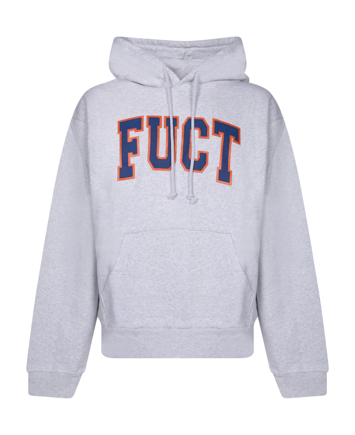 Fuct Logo Grey Hoodie - Grey