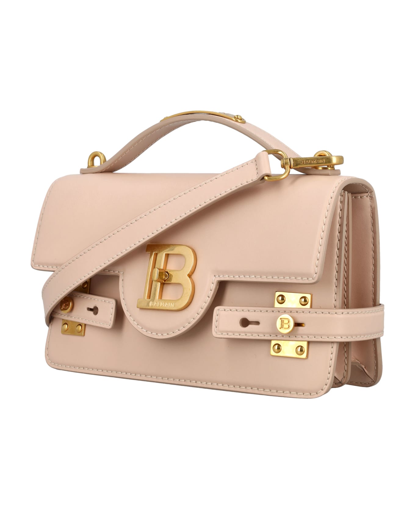 Balmain B-buzz 24 Handbag - NUDE