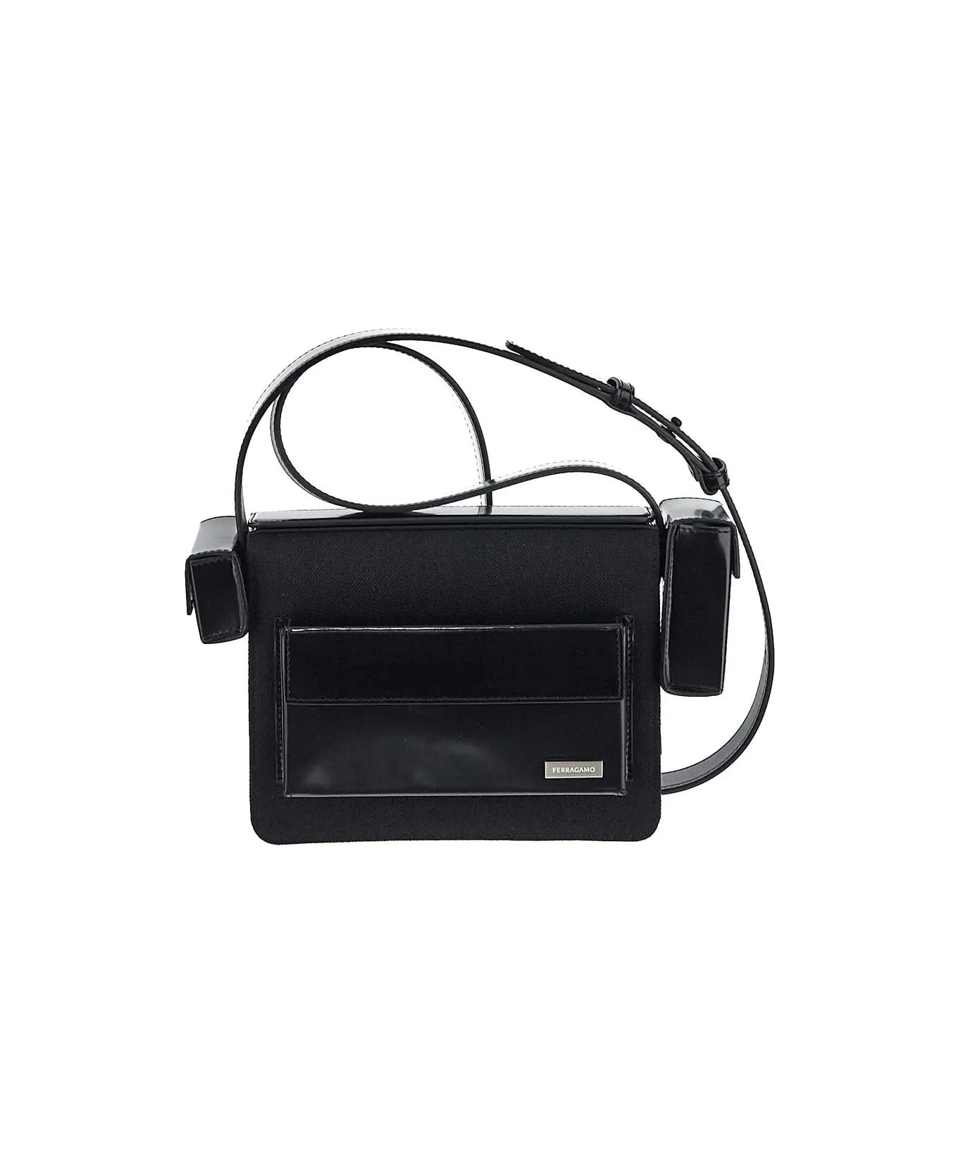 Ferragamo Multi-pocket Crossbody Bag - NERO