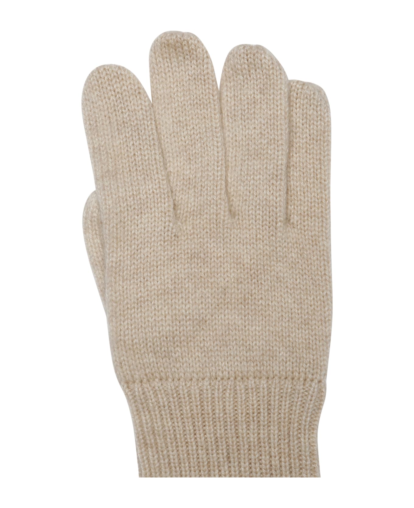 Aspesi Honey Beige Cashmere Long Gloves - Miele 手袋