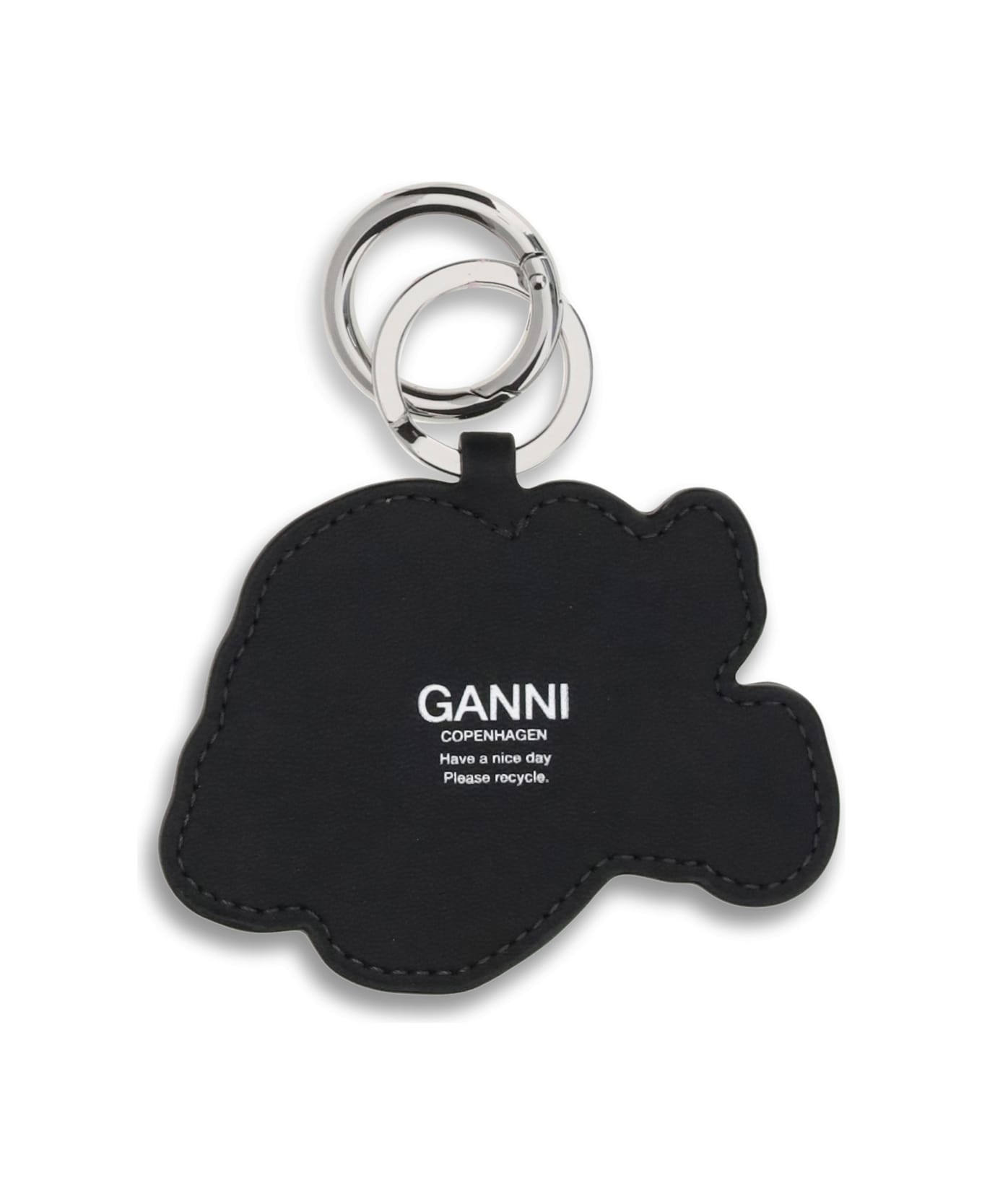 Ganni Puppy Keychain