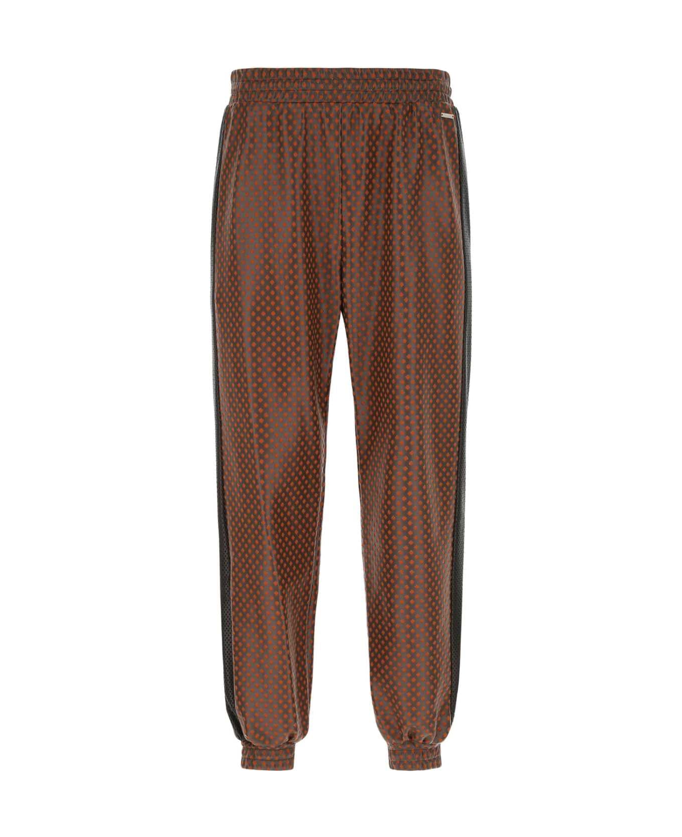 Koché Multicolor Polyester And Synthetic Leather Joggers - 139