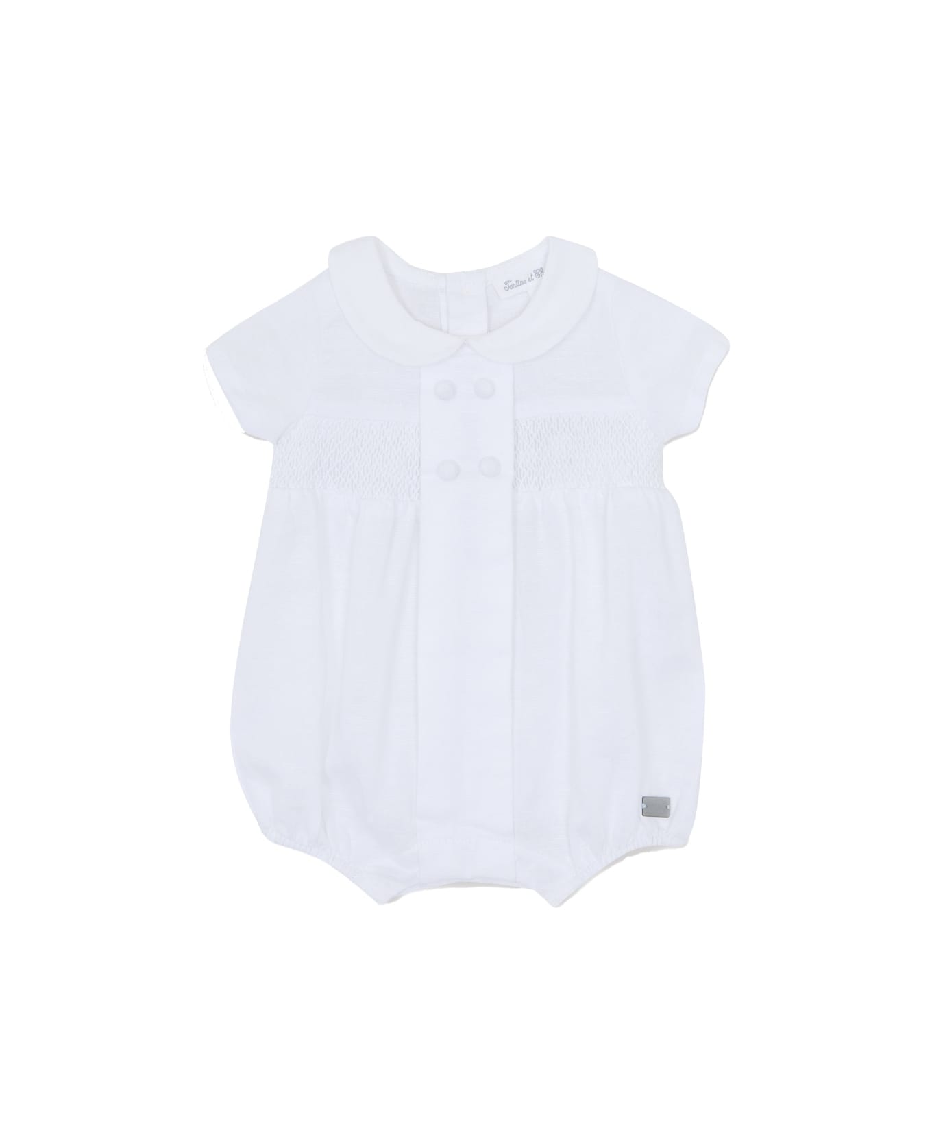 Tartine et Chocolat Dress - WHITE