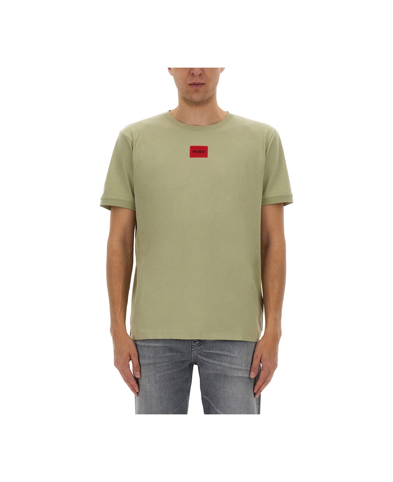 Hugo Boss T-shirt "diragolino 212" - GREEN