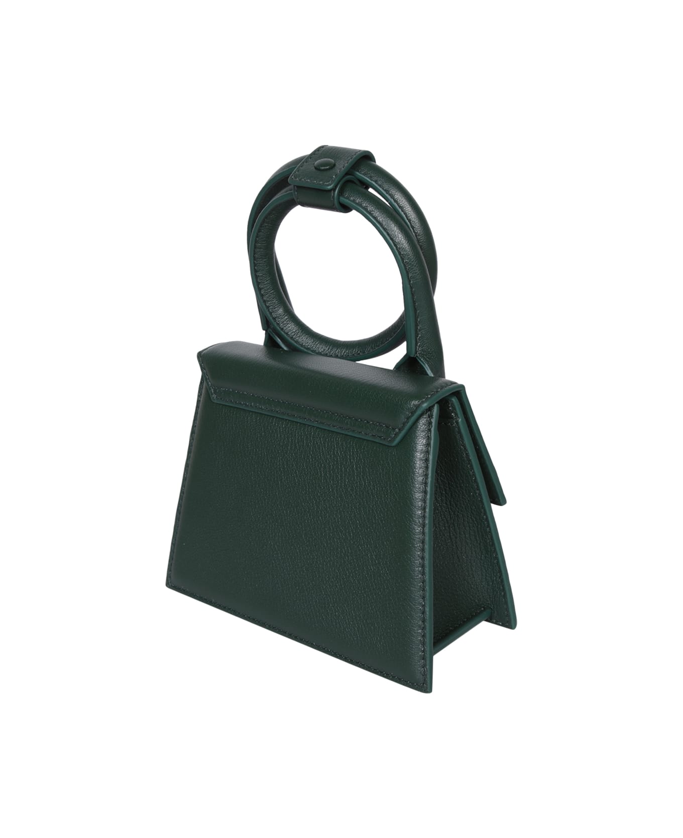 Jacquemus Le Chiquito Noeud Leather Shoulder Bag - Green