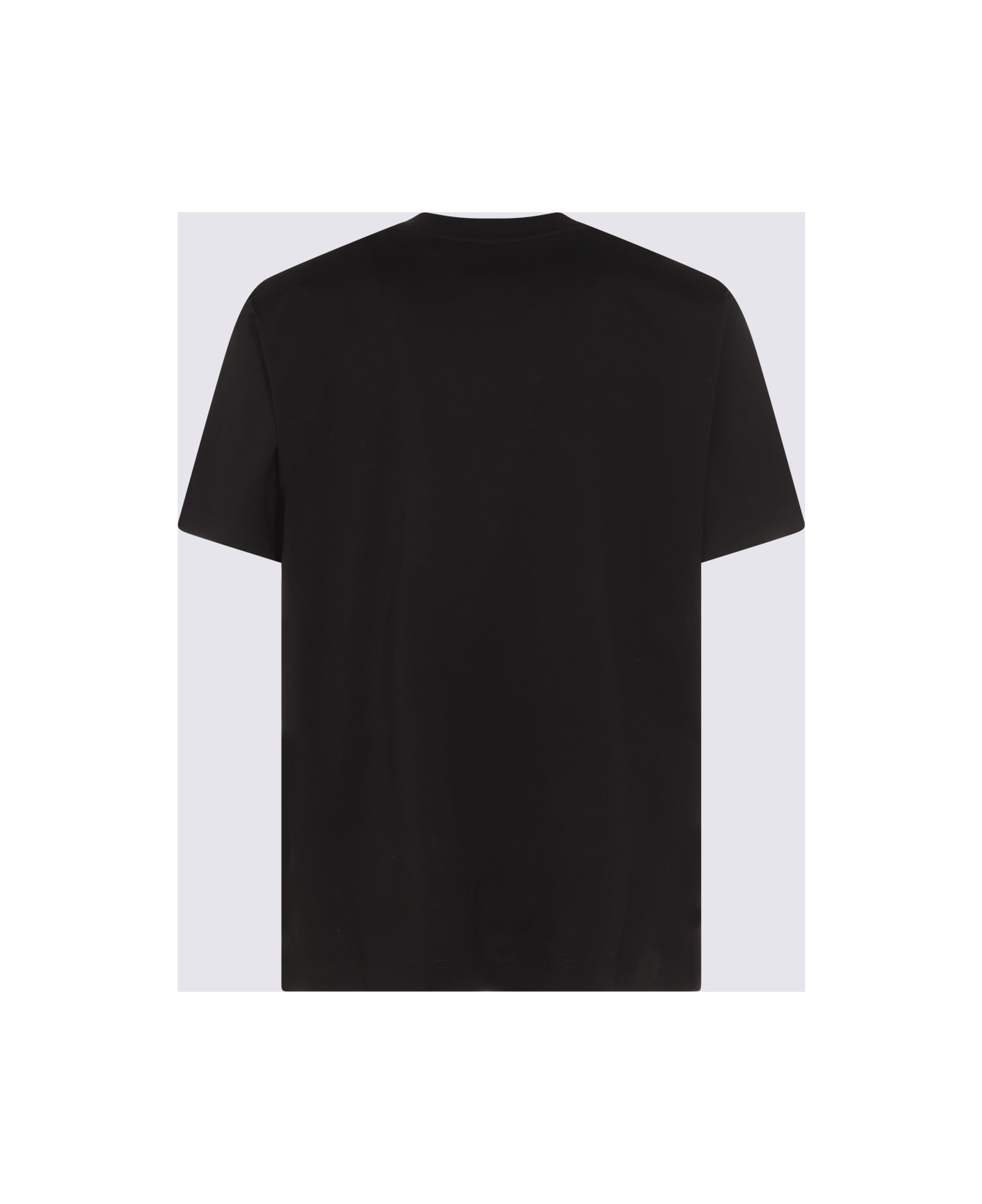 Moschino Black Cotton T-shirt - Black