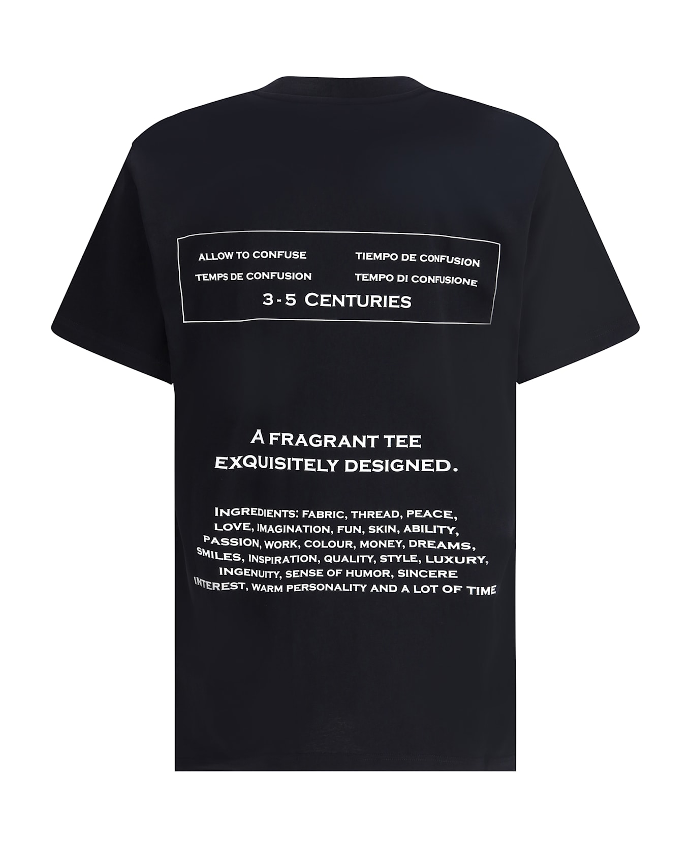 Moschino T-shirt Whit Maxi Print