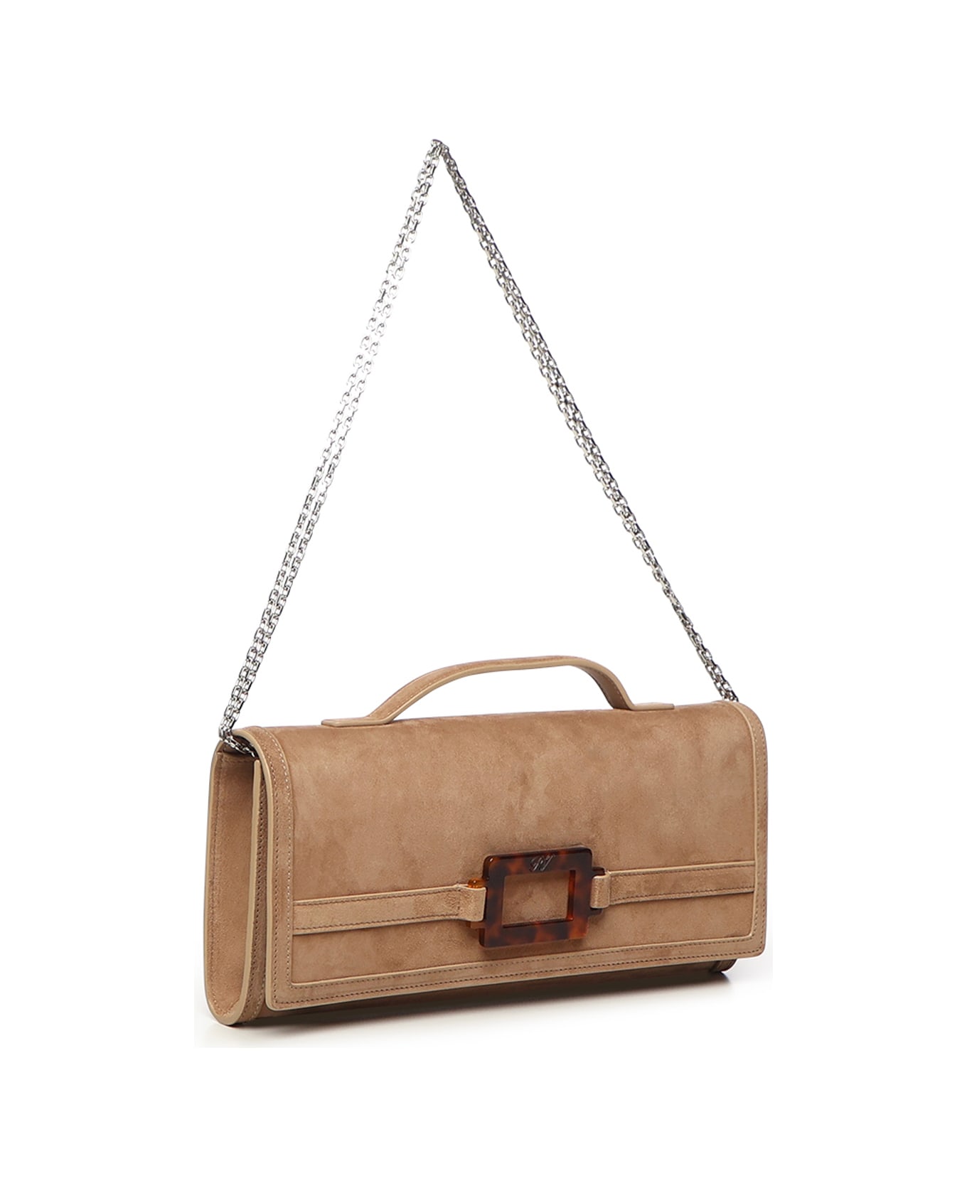 Roger Vivier Belle Vivier Clutch - TABACCOCHIARO