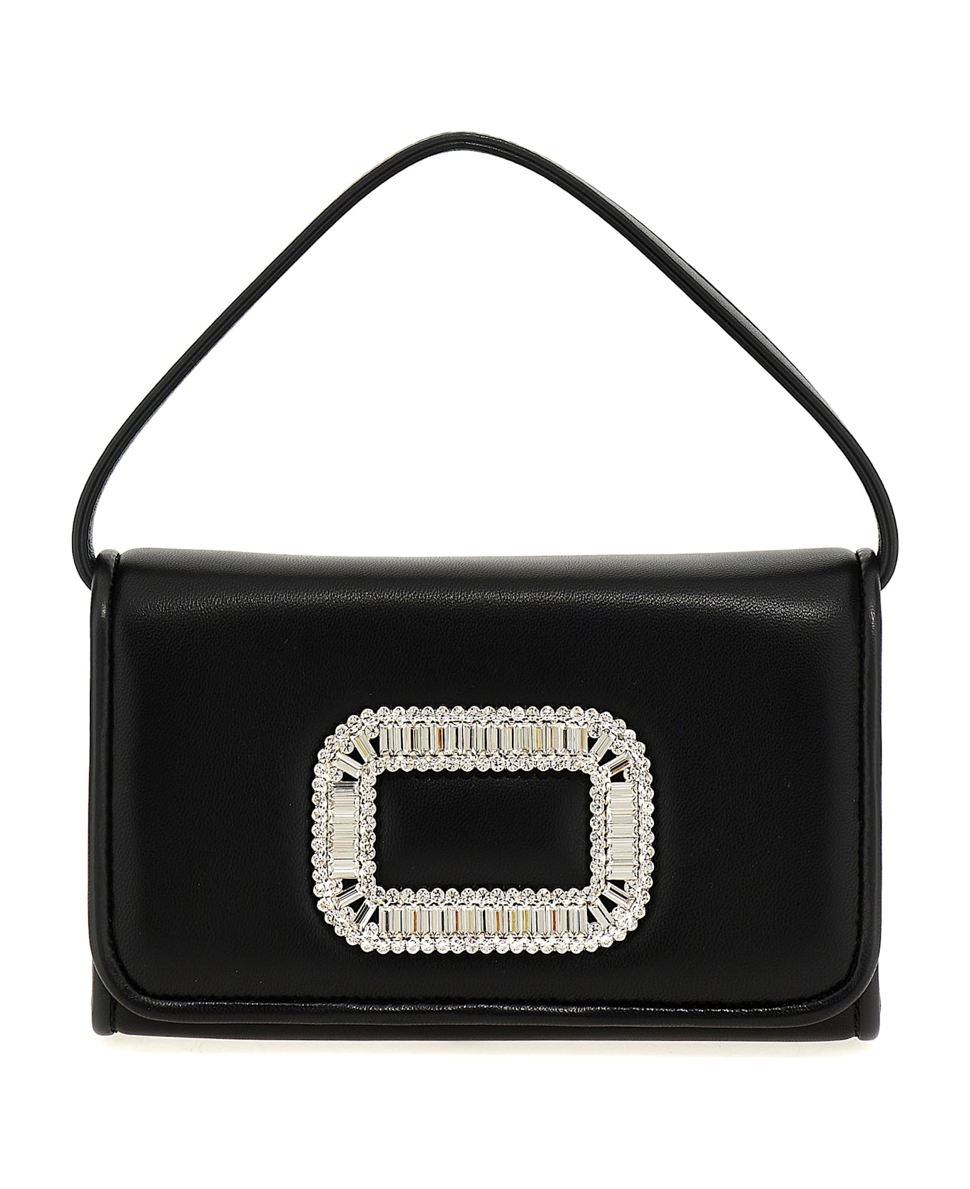 Roger Vivier Pilgrim Micro Handbag - Black