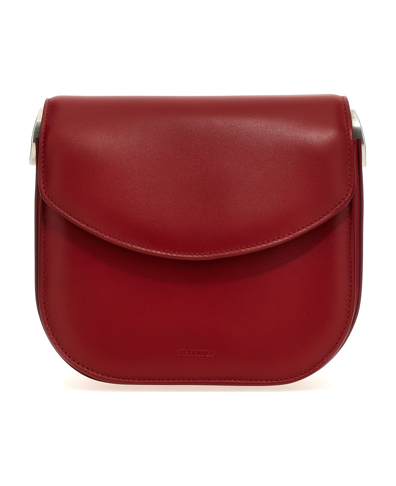 Jil Sander 
coin
 Medium Shoulder Bag - Red
