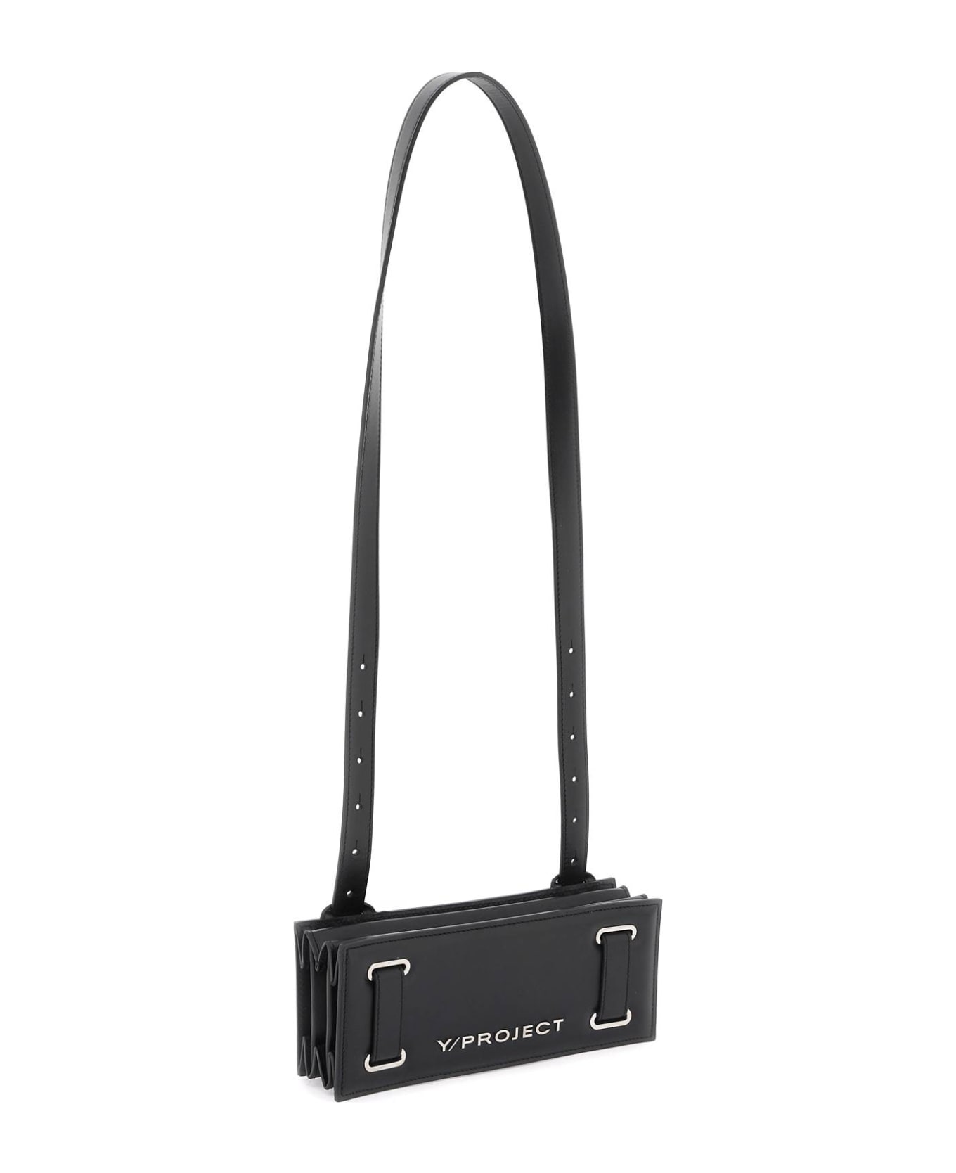 Y/Project 'mini Accordion' Crossbody Bag - BLACK (Black)
