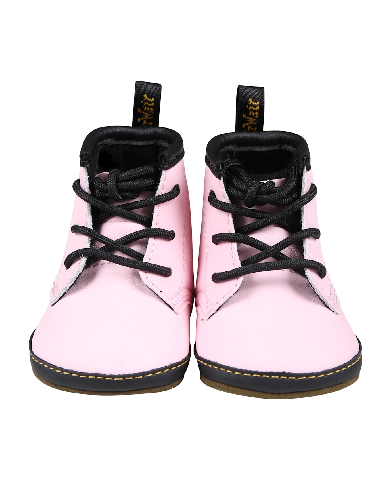 Dr. Martens Black Boots 1460 Auburn For Baby Girl - Pink