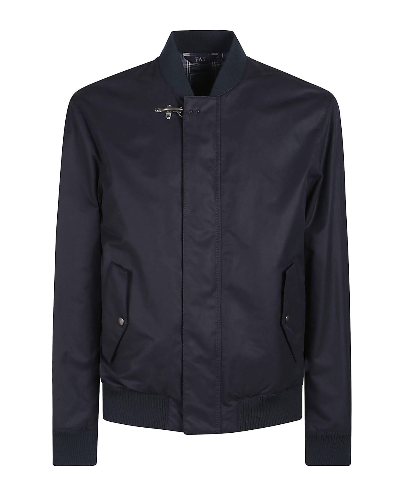 Fay Bomber Jacket - Blu Denim