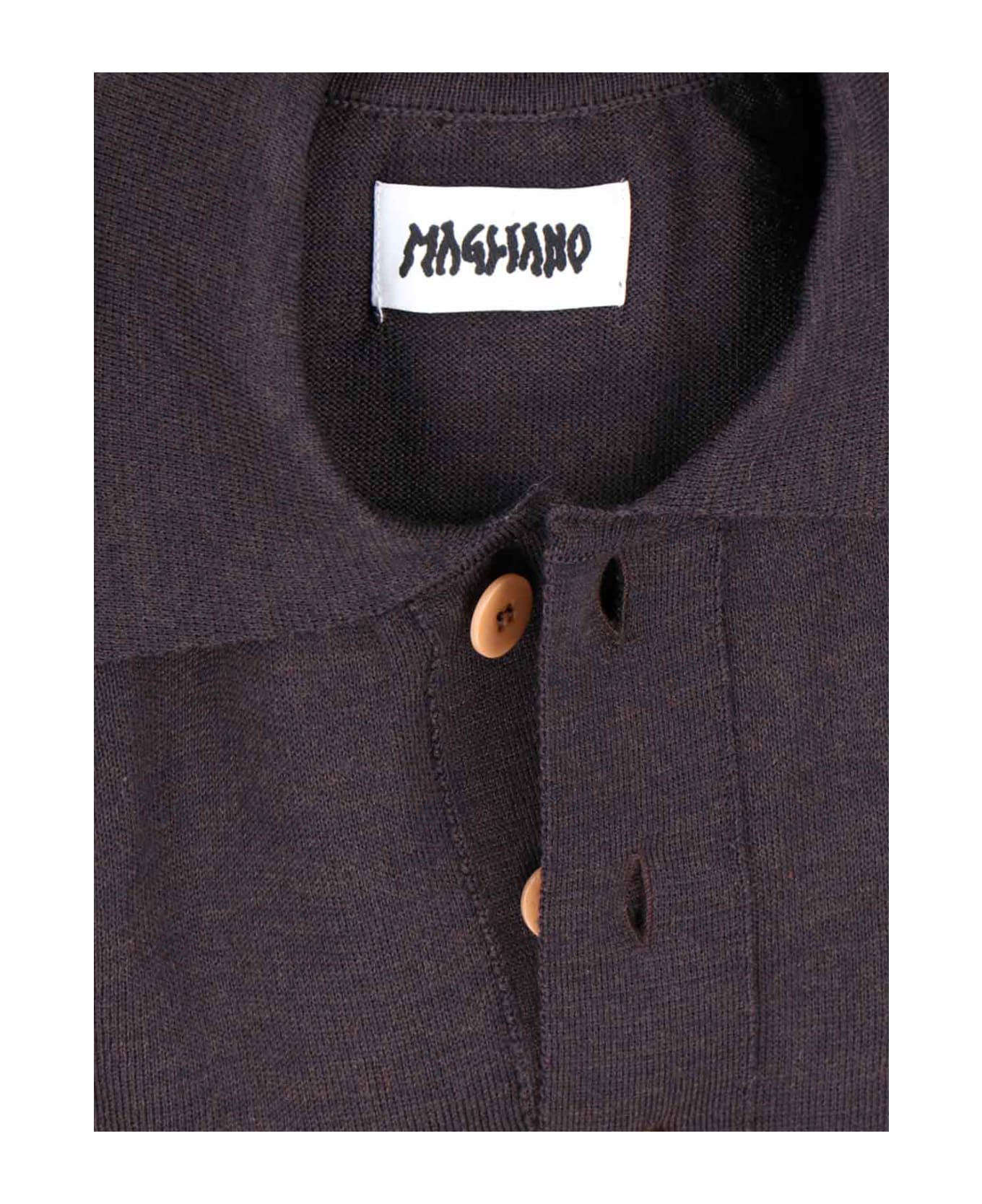 Magliano Polo Sweater - Brown