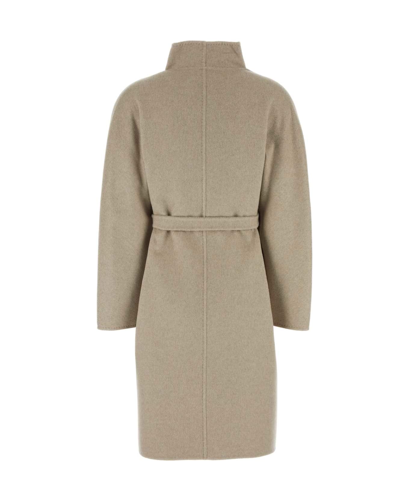 Max Mara Cappuccino Cashmere Lilia Coat - Sand